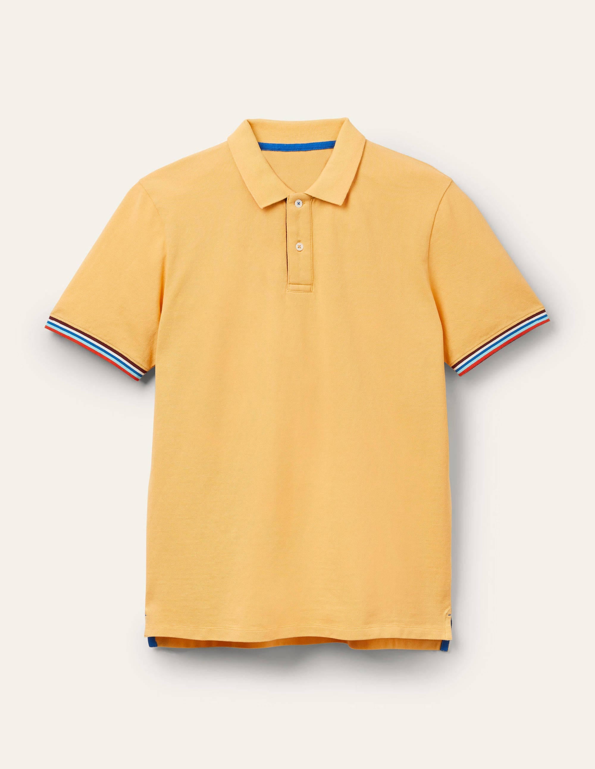 Piqué Polo Shirt-Cornsilk Yellow - Image 5