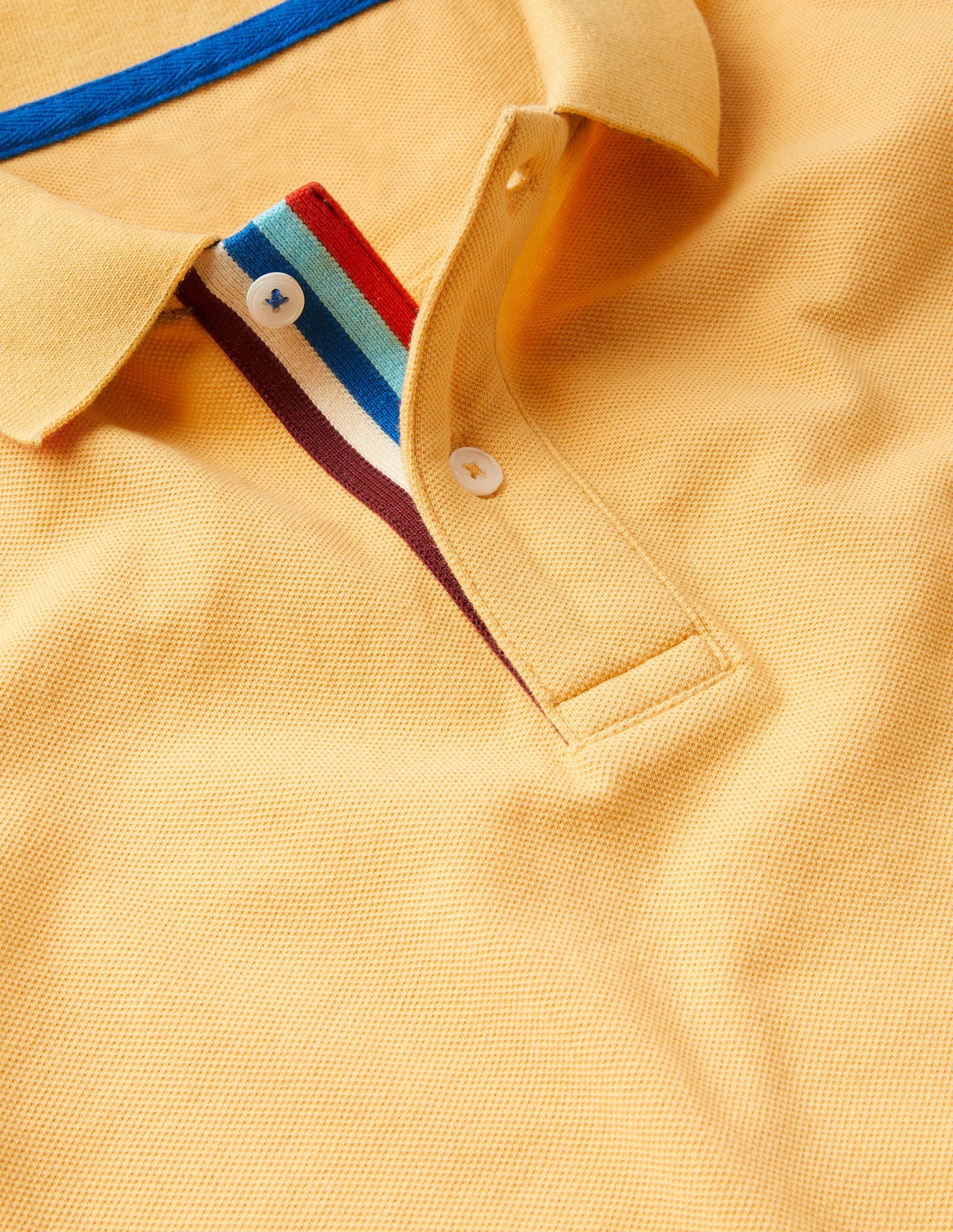 Piqué Polo Shirt-Cornsilk Yellow - Image 6
