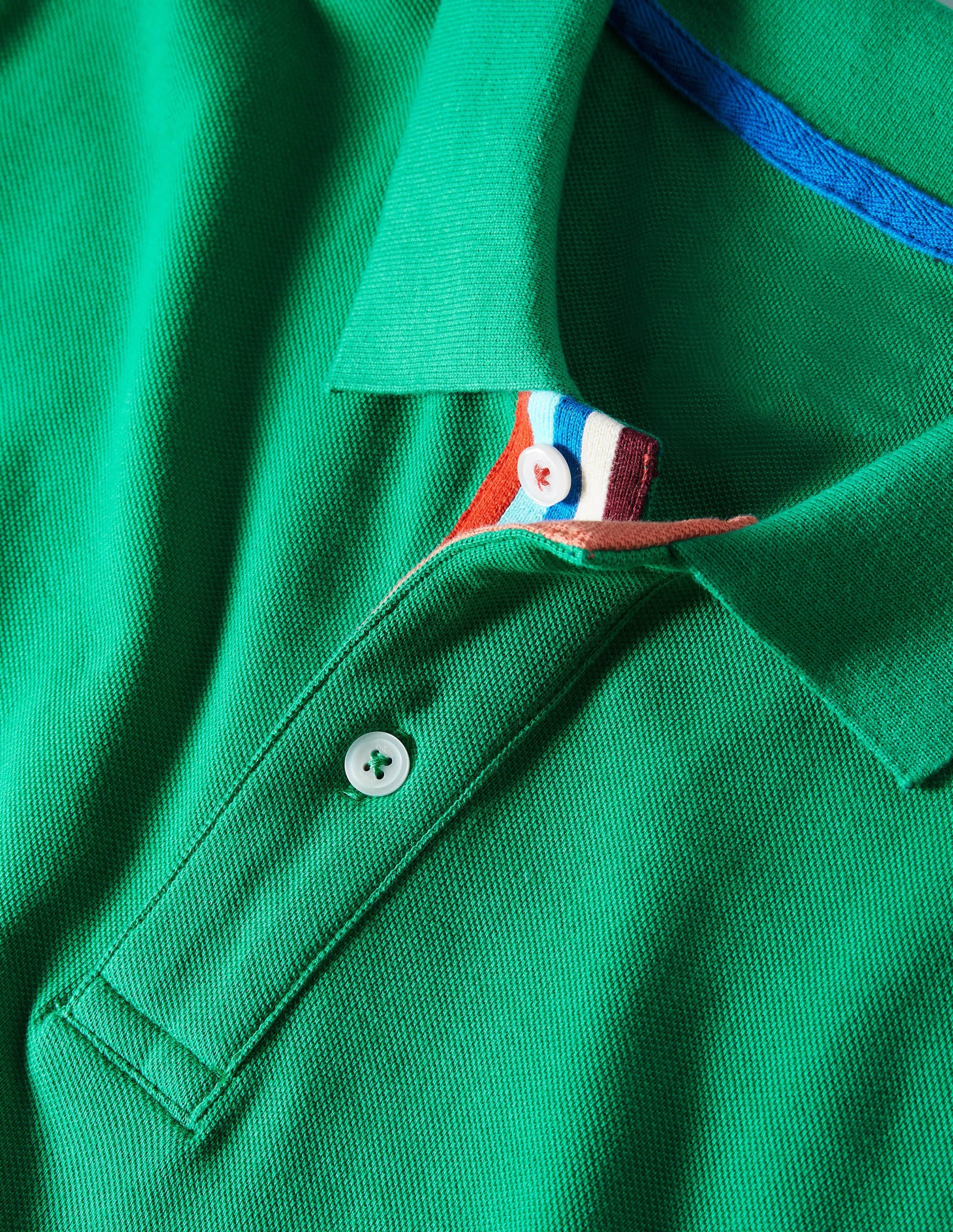Piqué Polo Shirt-Green Pepper - Image 5