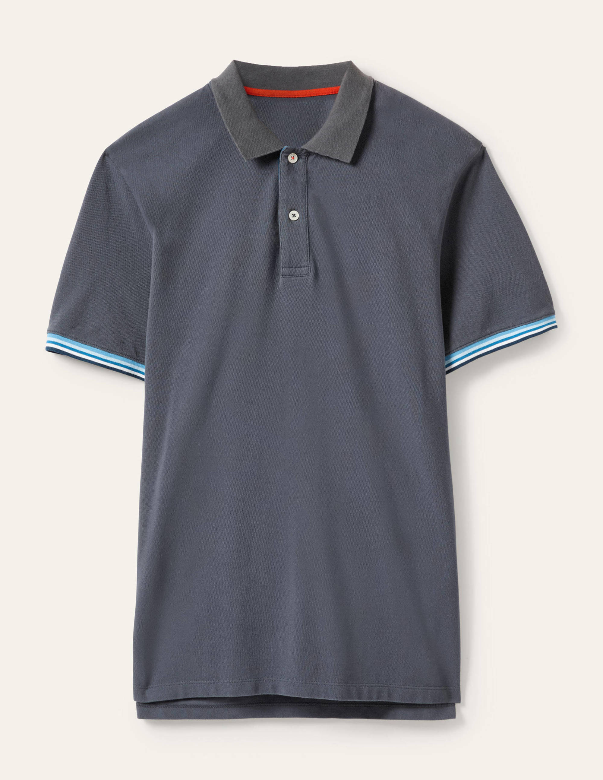 Piqué Polo Shirt-London Grey - Image 5
