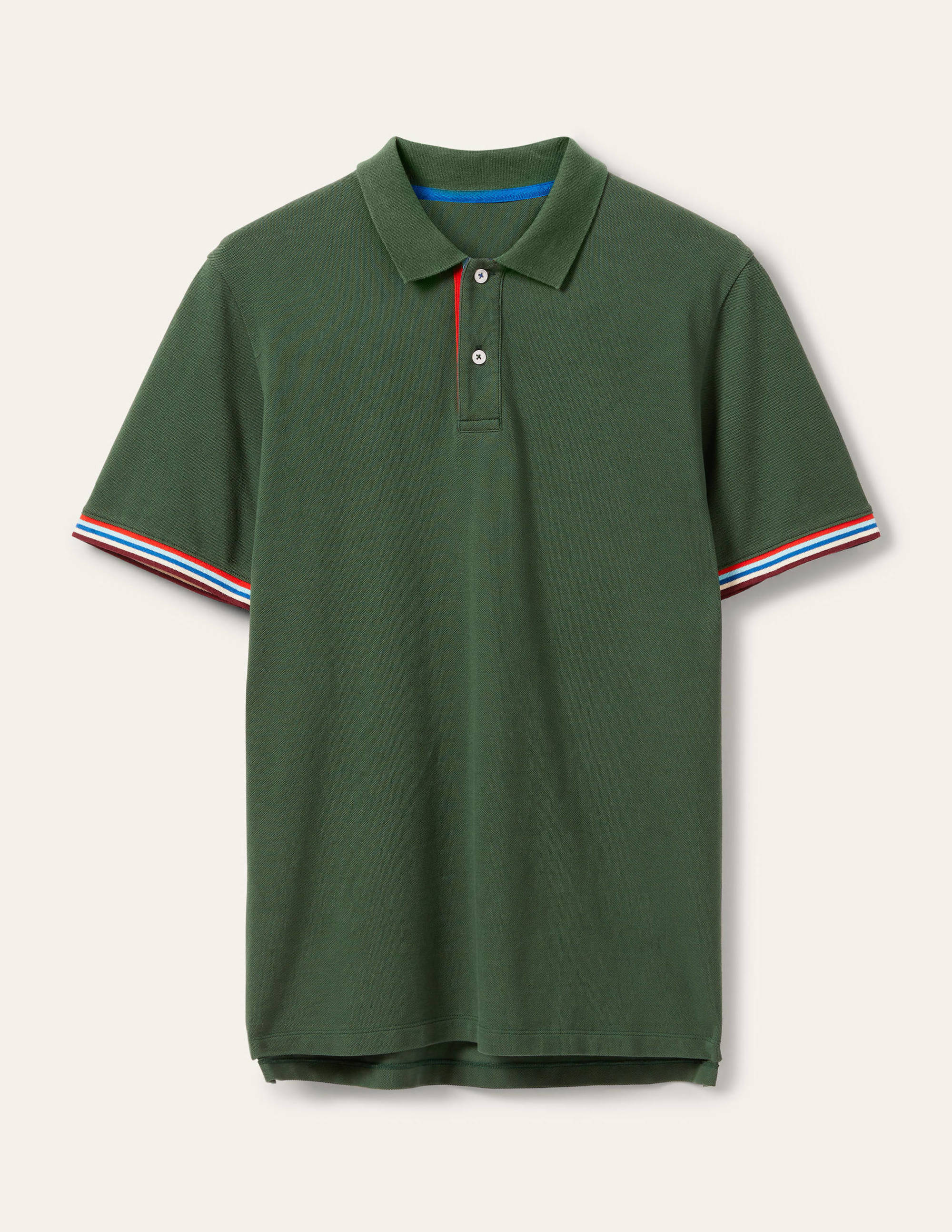 Piqué Polo Shirt-Park Green - Image 6
