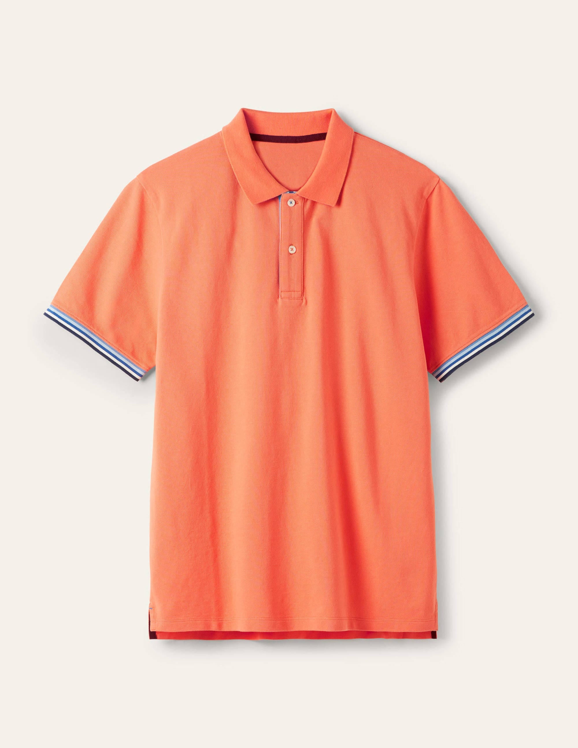 Piqué Polo Shirt-Persimmon - Image 6