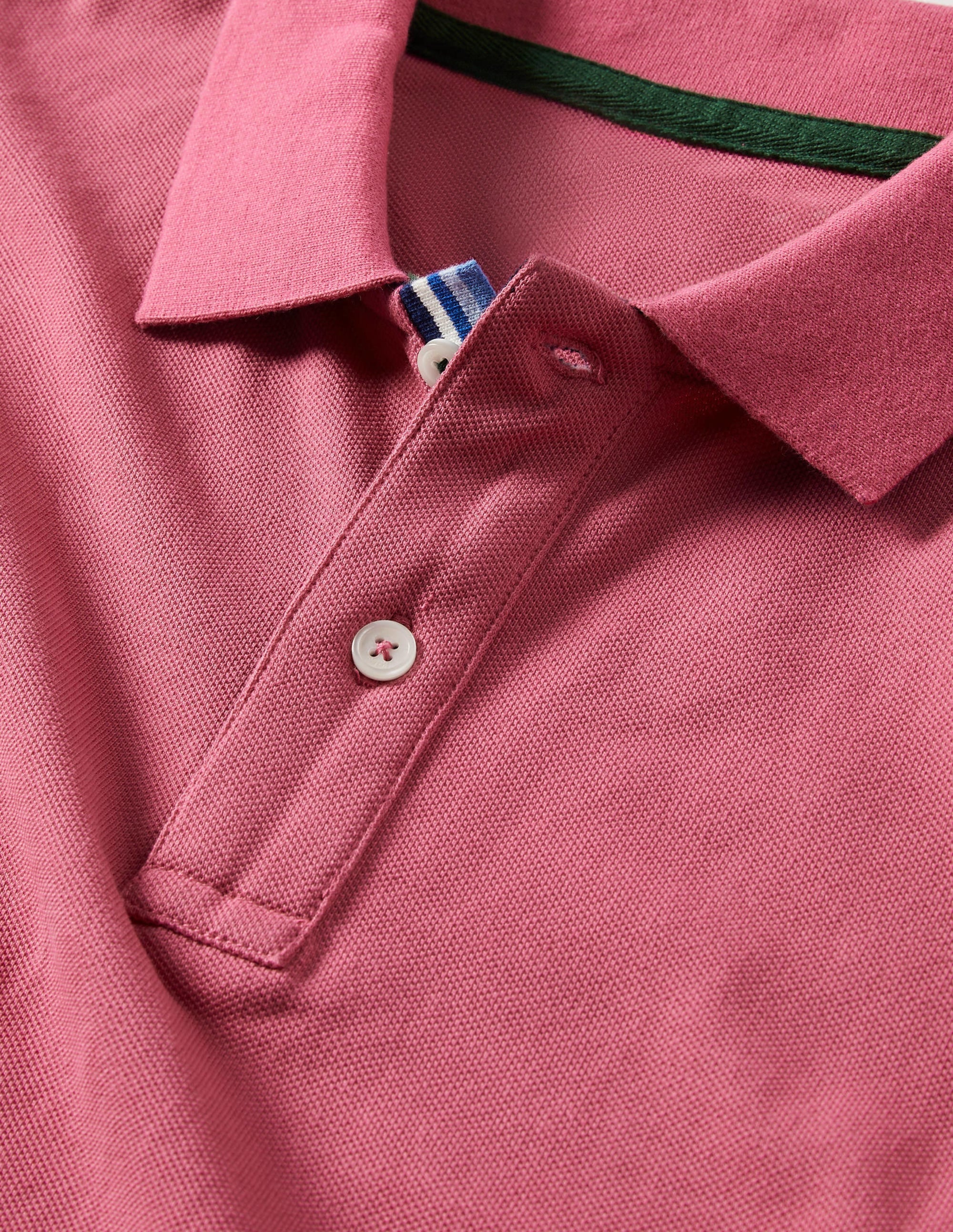 Piqué Polo Shirt-Sweet William Pink - Image 7