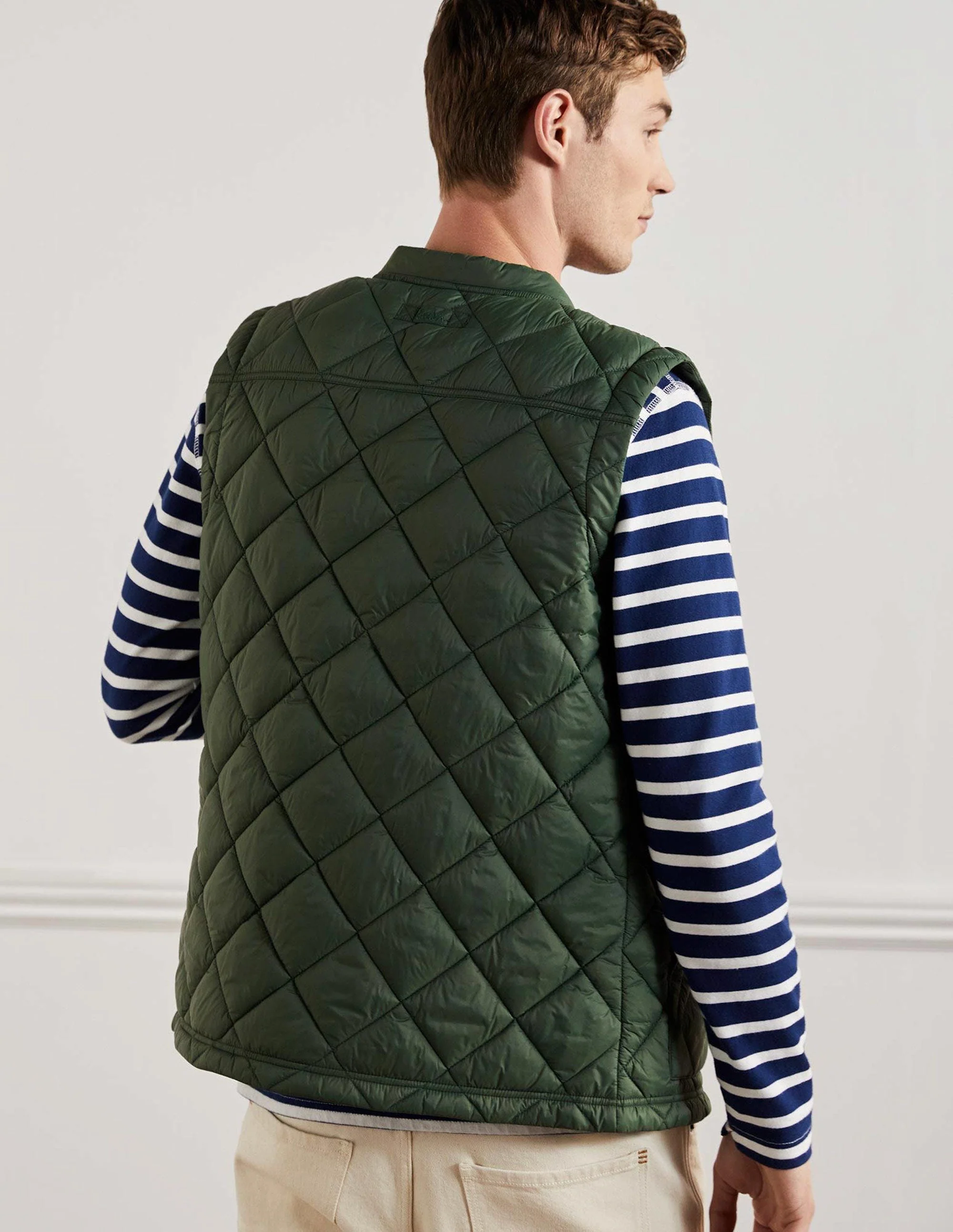 Quilted Vest-Park Green - Image 8