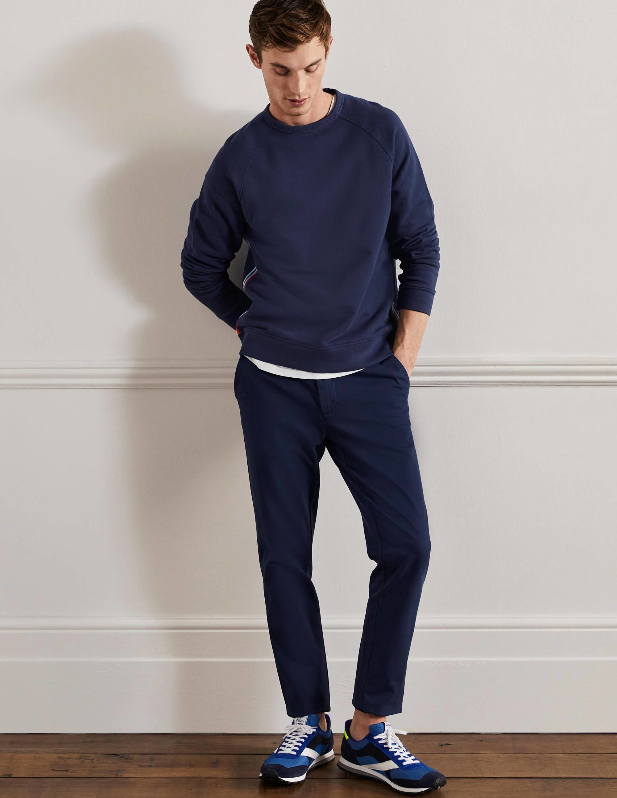 Raglan Sweatshirt-Navy - Image 4