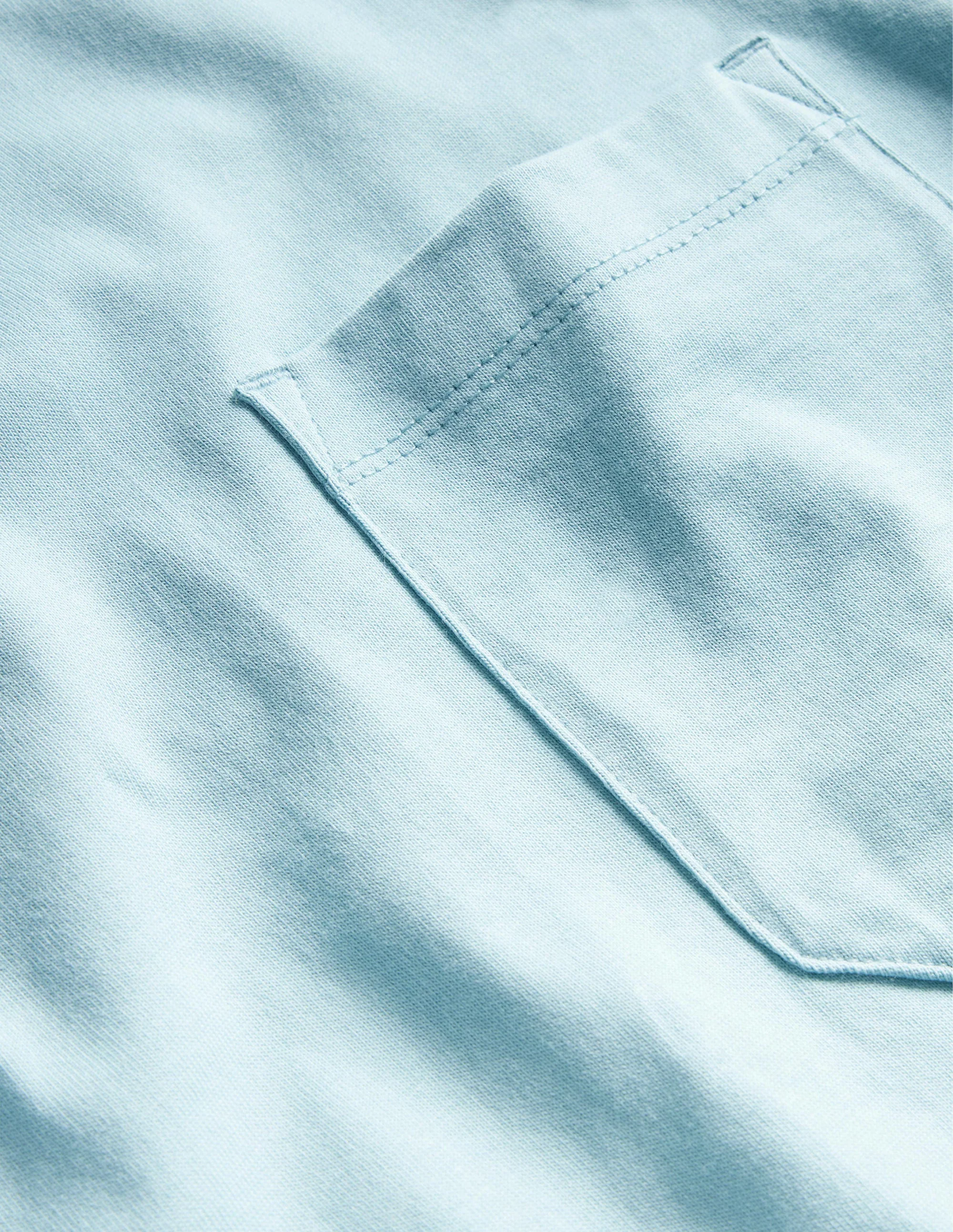 Relaxed Long Sleeve T-shirt-Washed Blue - Image 2