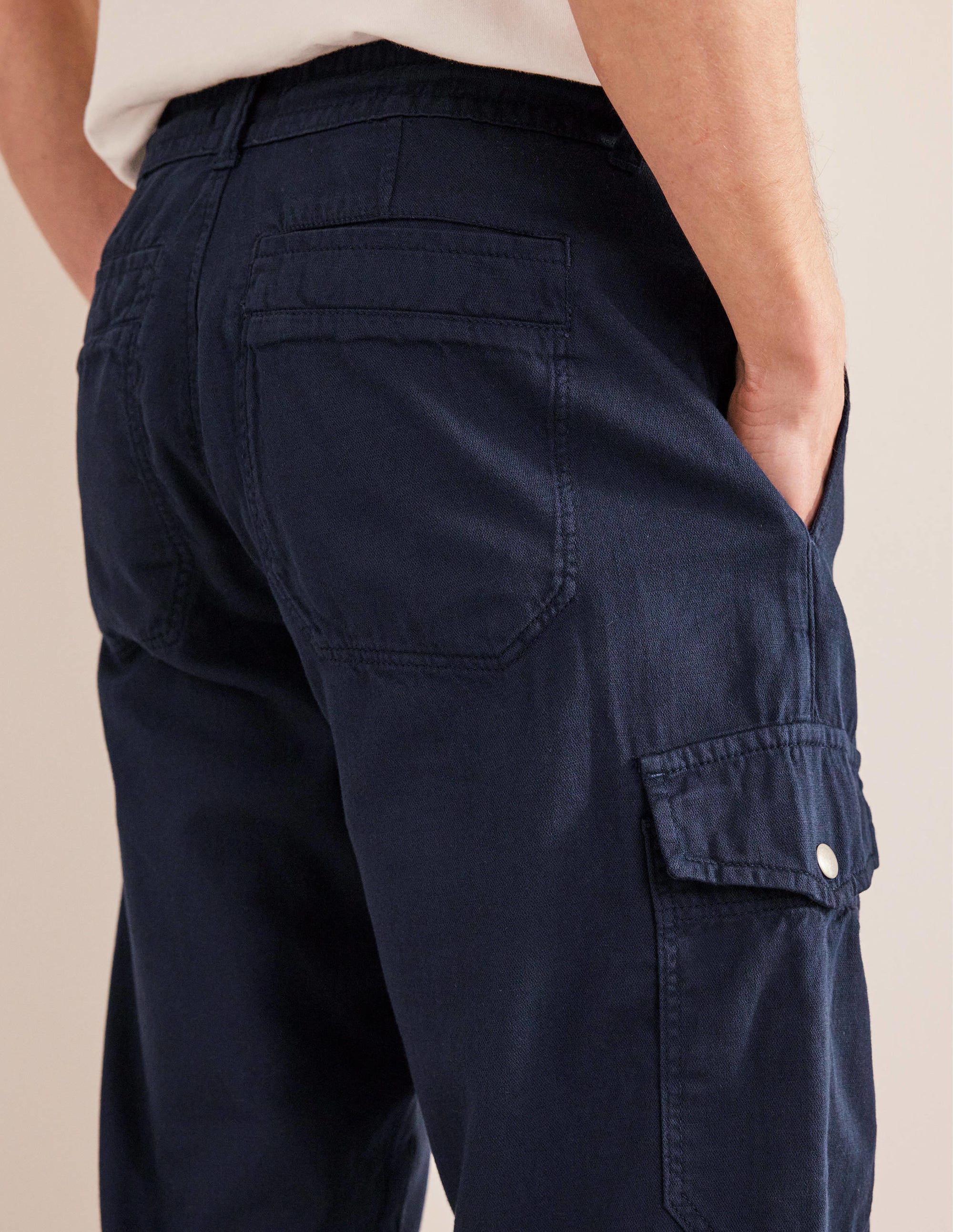 Relaxed Sailing Trousers-French Navy - Image 2