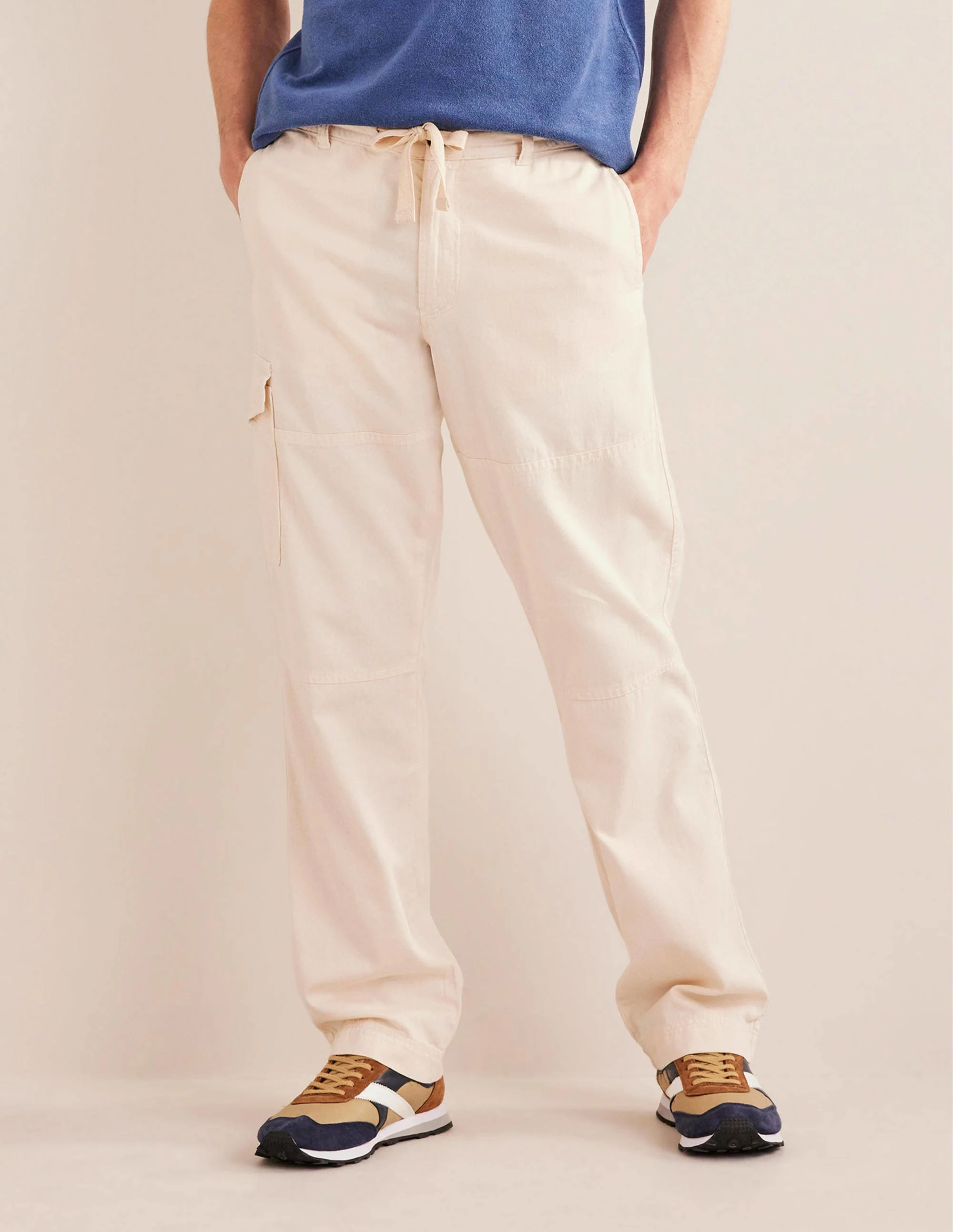 Relaxed Sailing Trousers-Vanilla Pod - Image 4