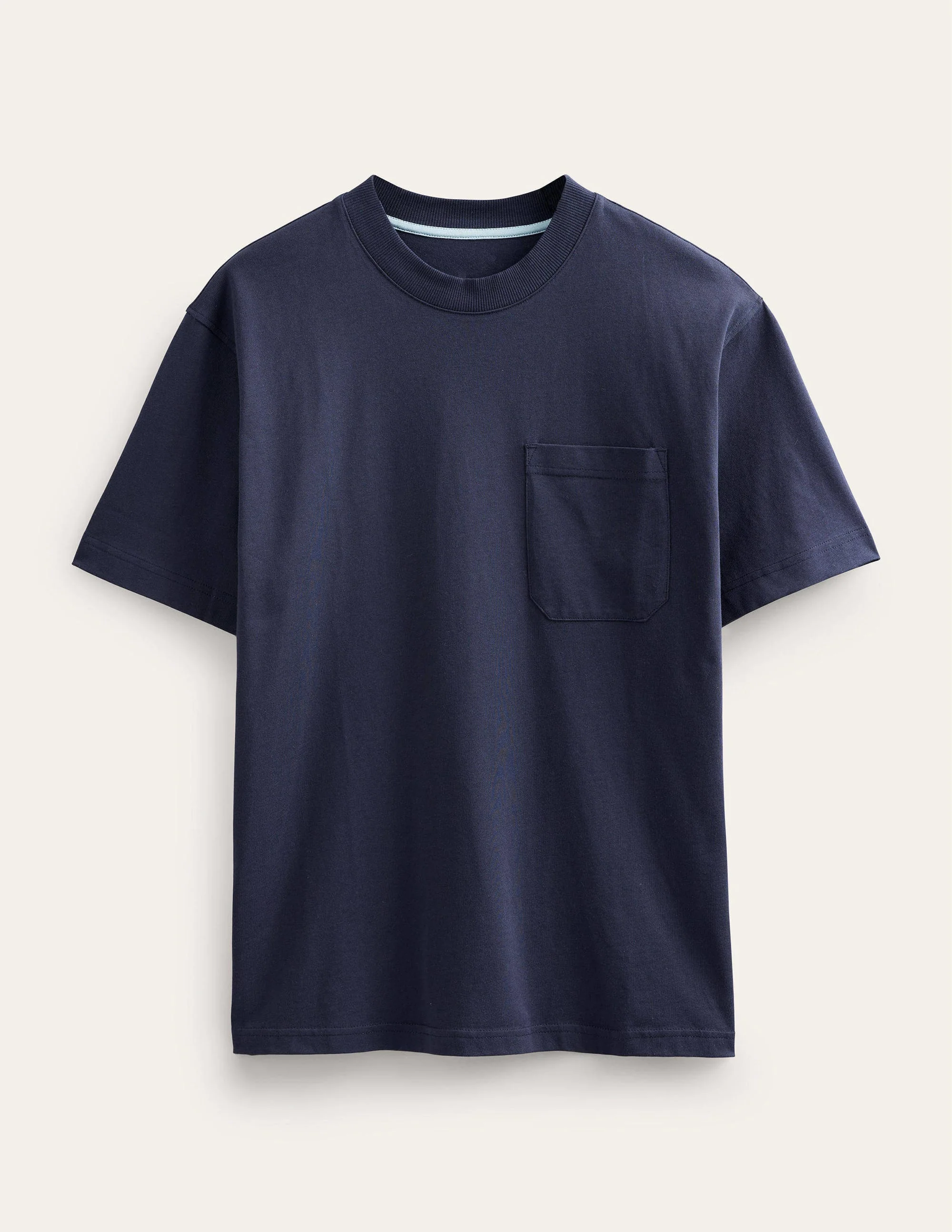 Relaxed Short Sleeve T-shirt-Navy - Image 5