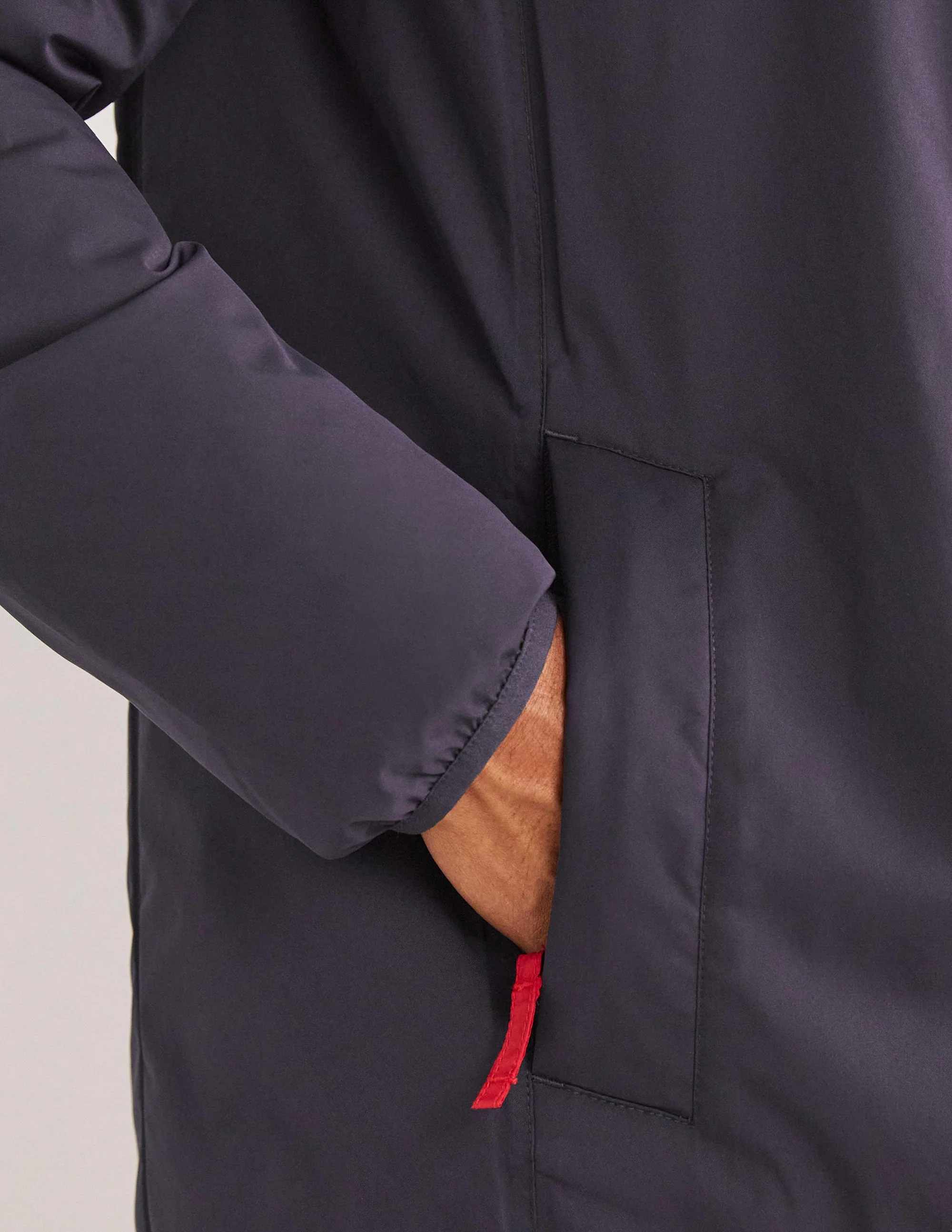 Reversible Padded Jacket-Navy/Red - Image 2
