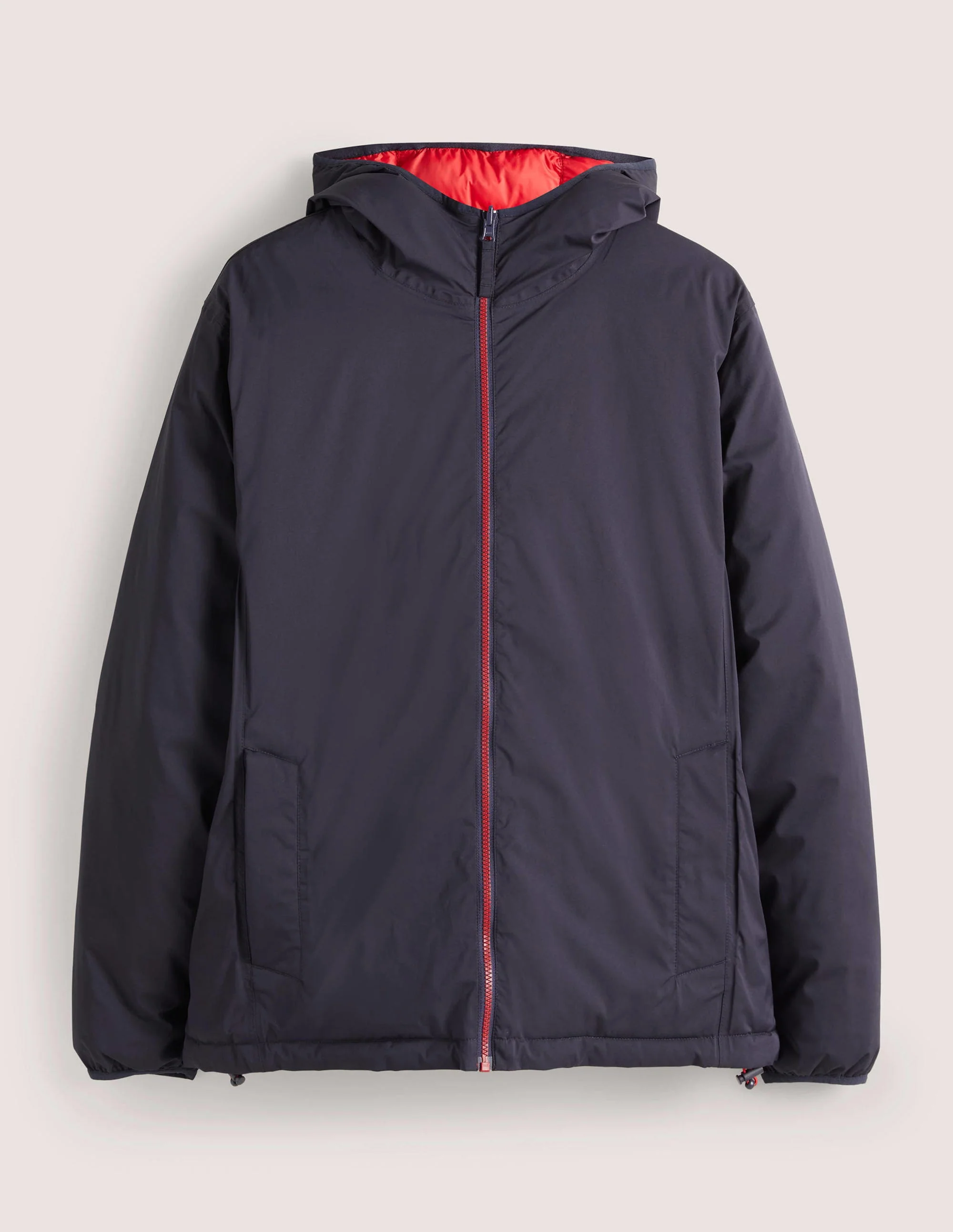 Reversible Padded Jacket-Navy/Red - Image 6
