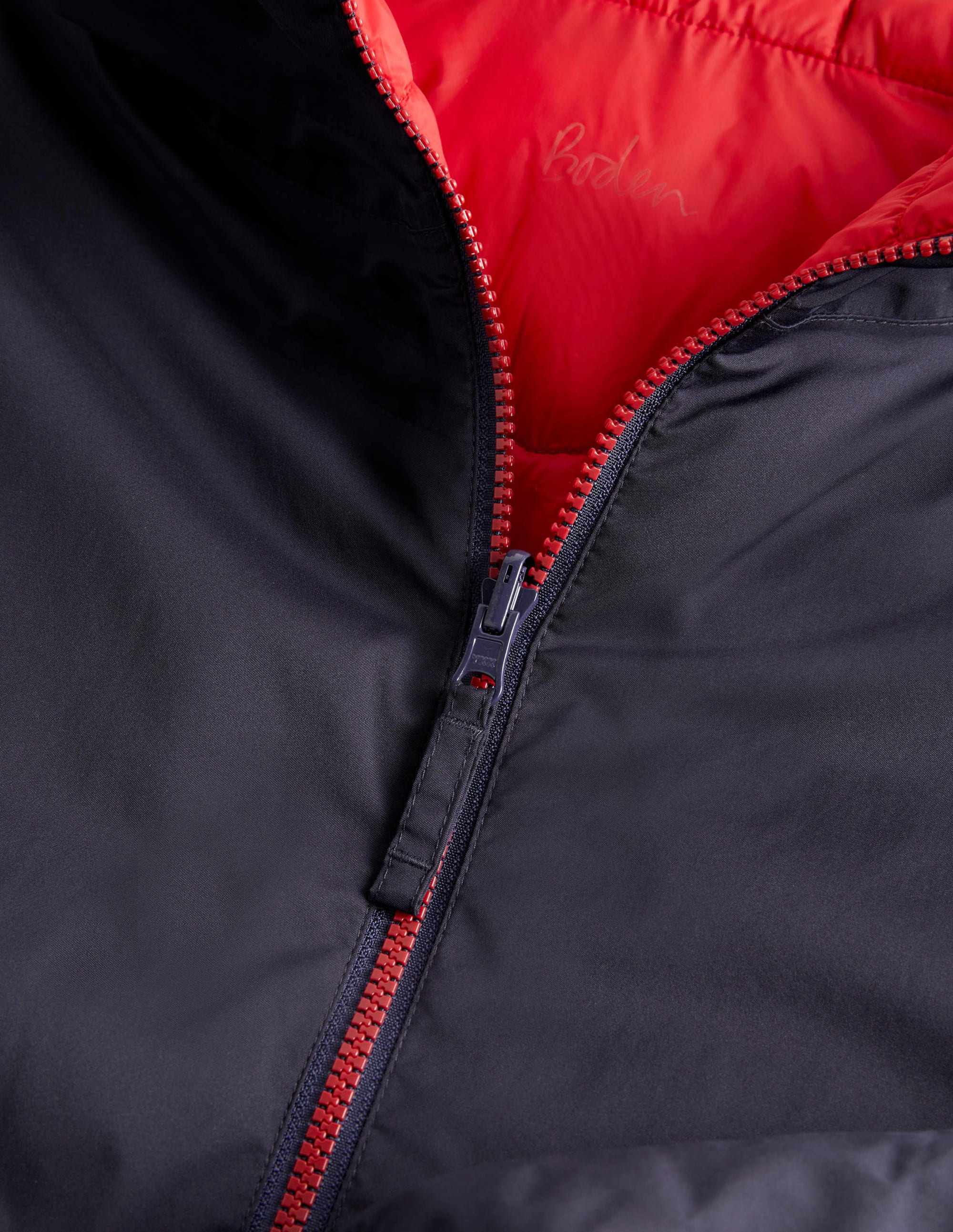 Reversible Padded Jacket-Navy/Red - Image 7