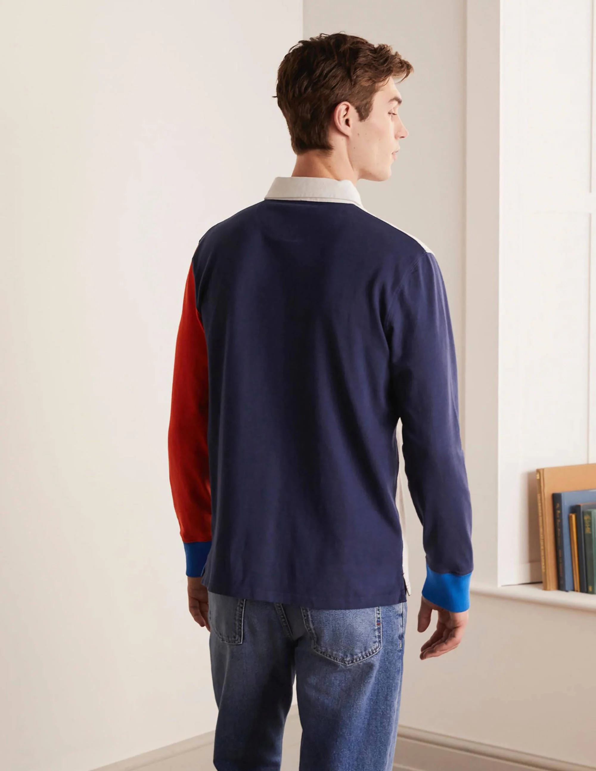Rugby Shirt-Multi Colourblock - Image 3