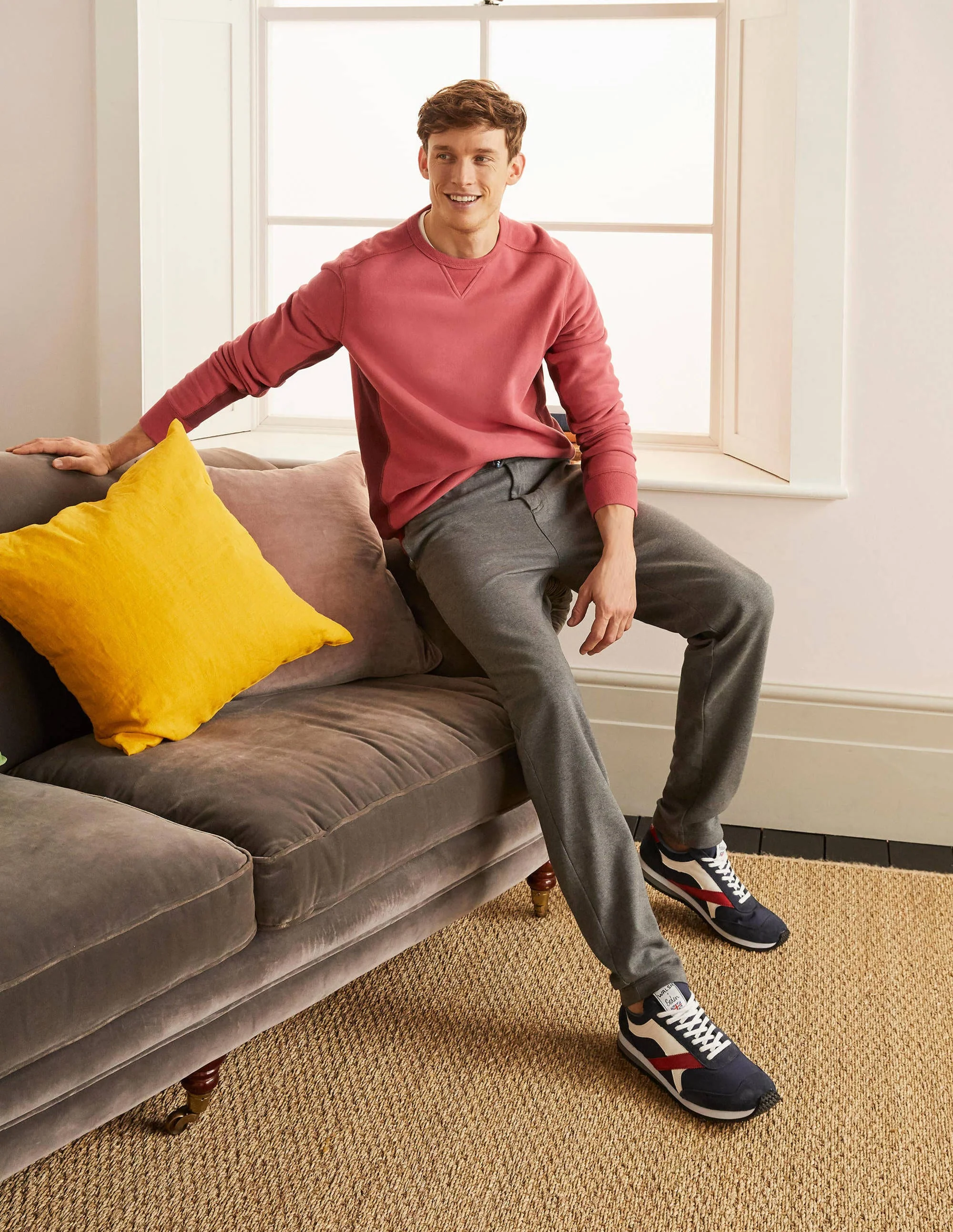 Rye Joggers-Charcoal Marl