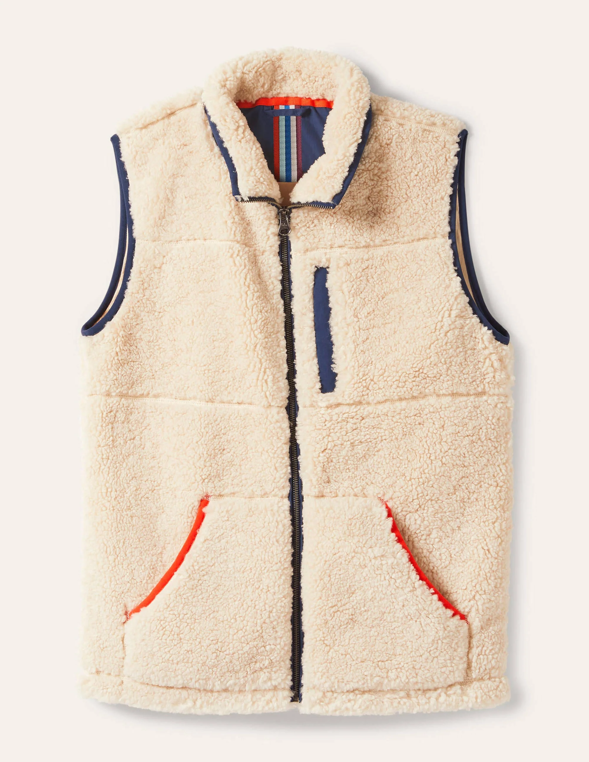 Sherpa Vest-Ecru - Image 5