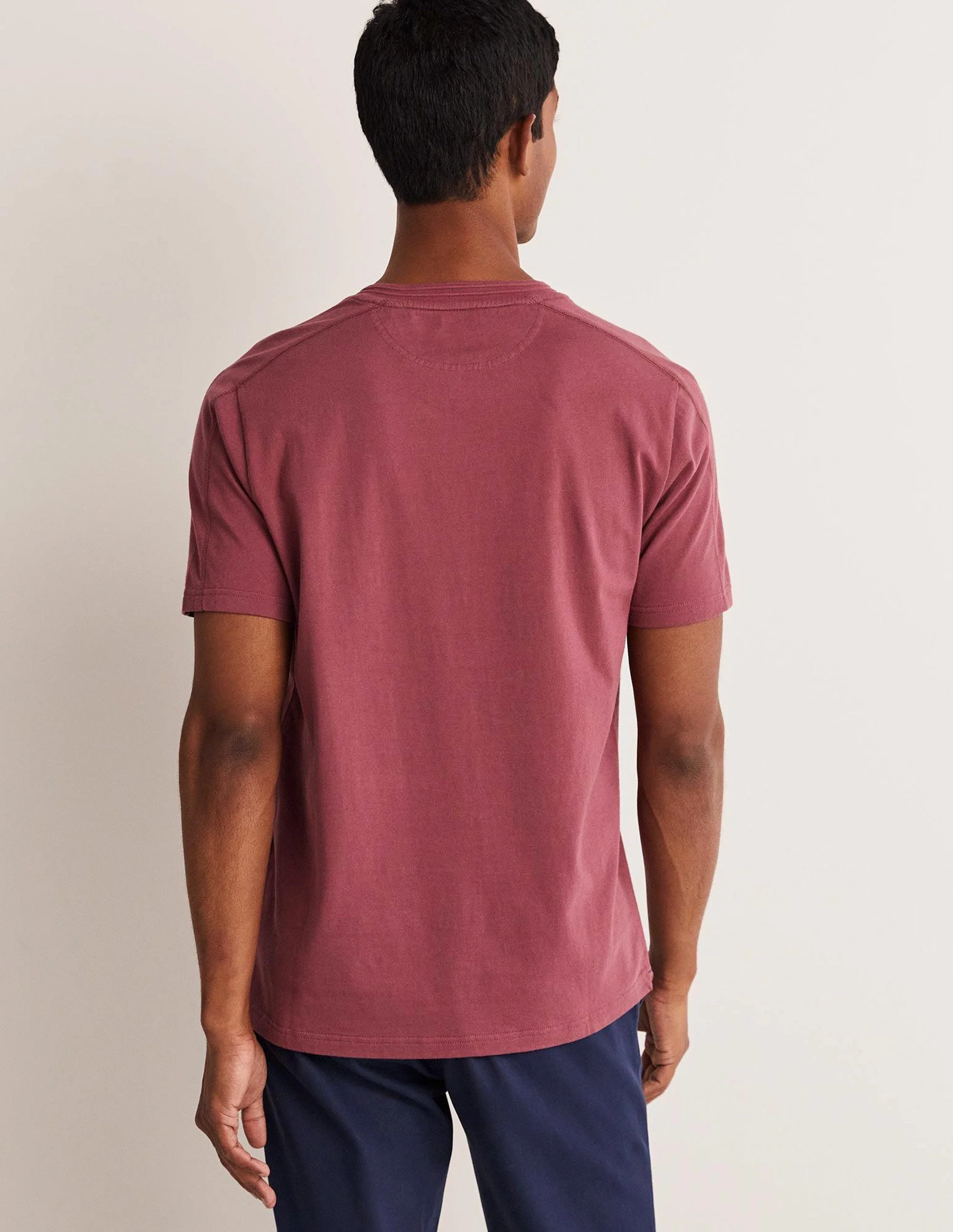 Short Sleeve Henley-Berry Smoothie - Image 8