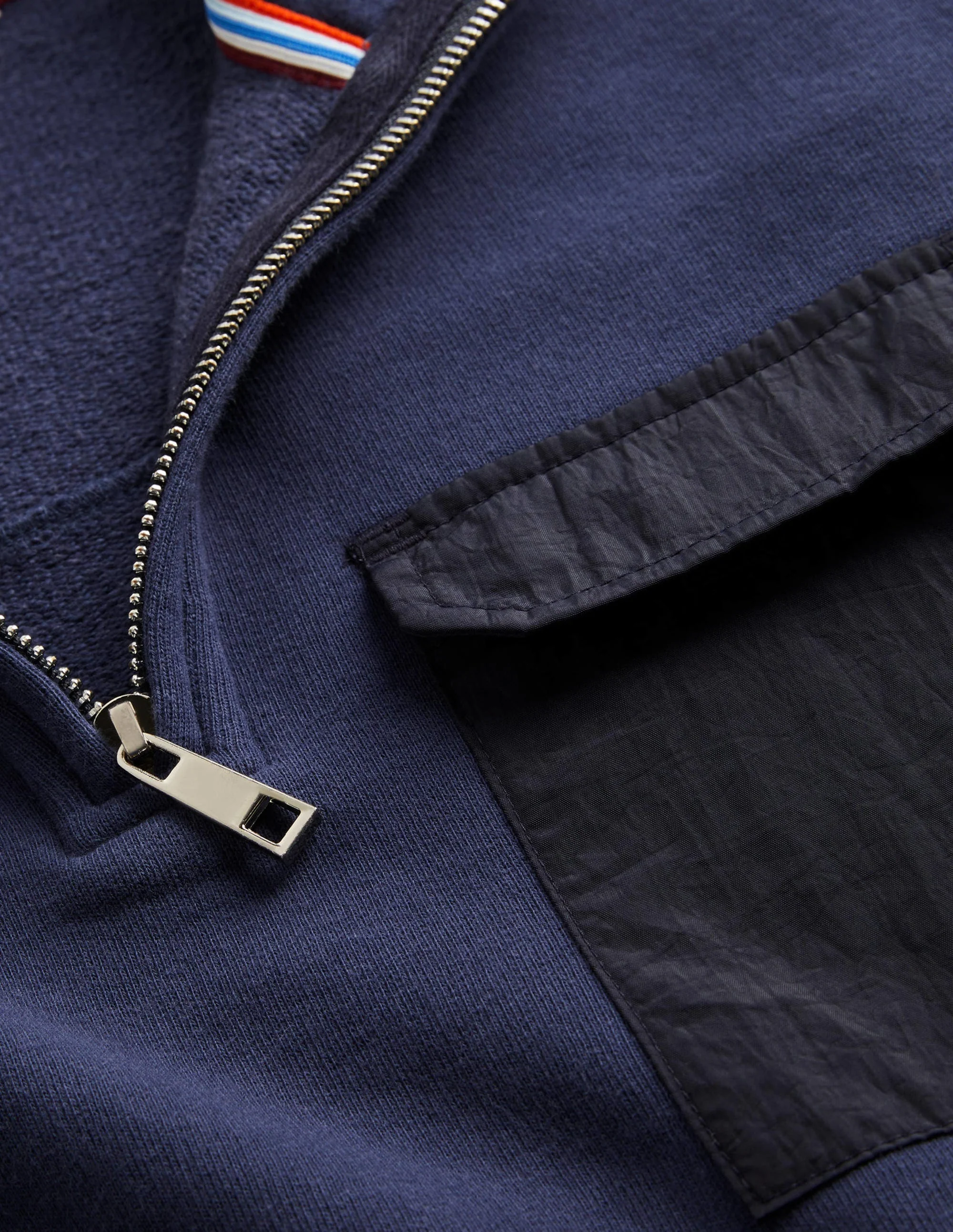 Side Panel Half Zip-Navy - Image 6