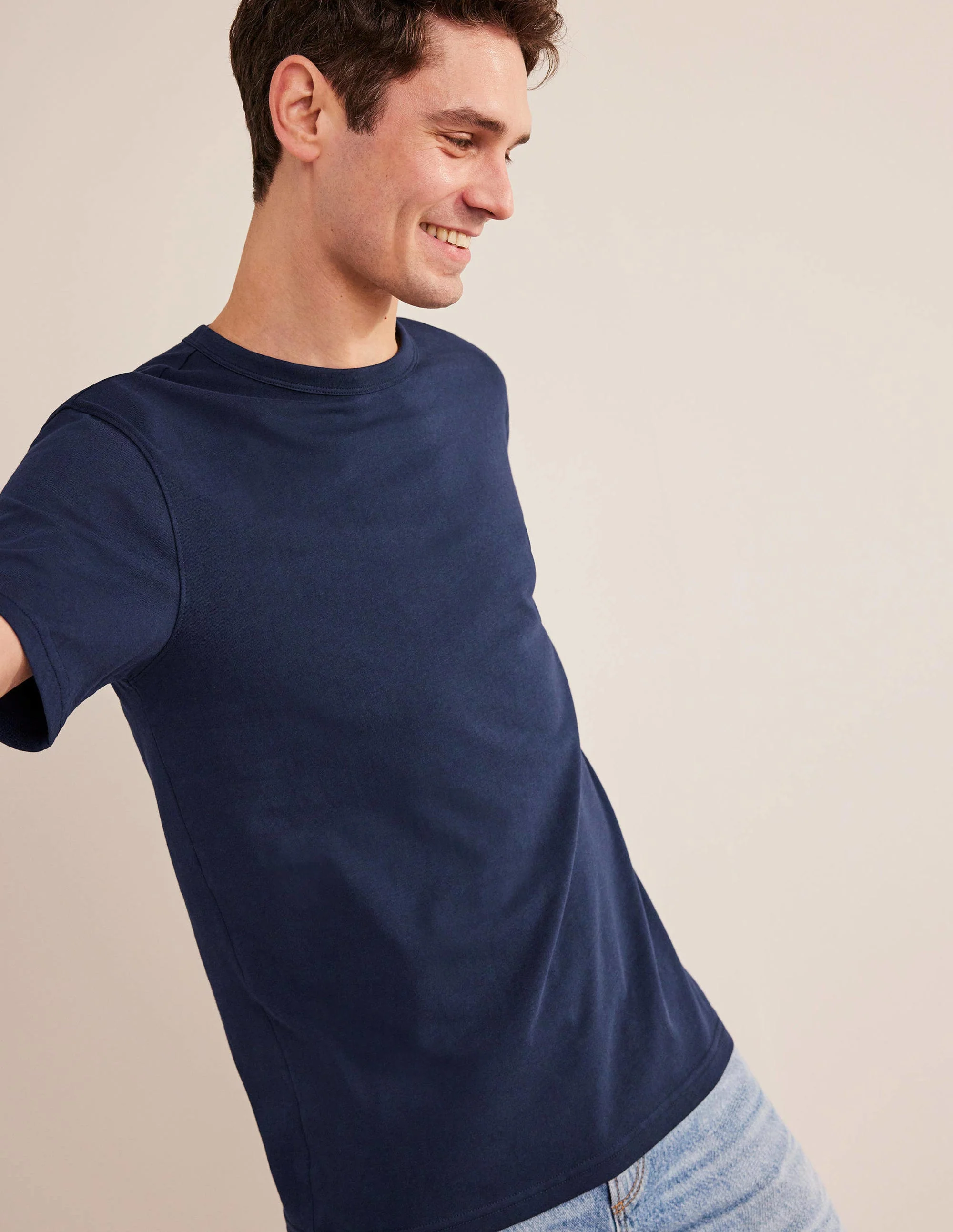 Slim Fit Classic T-Shirt-Navy