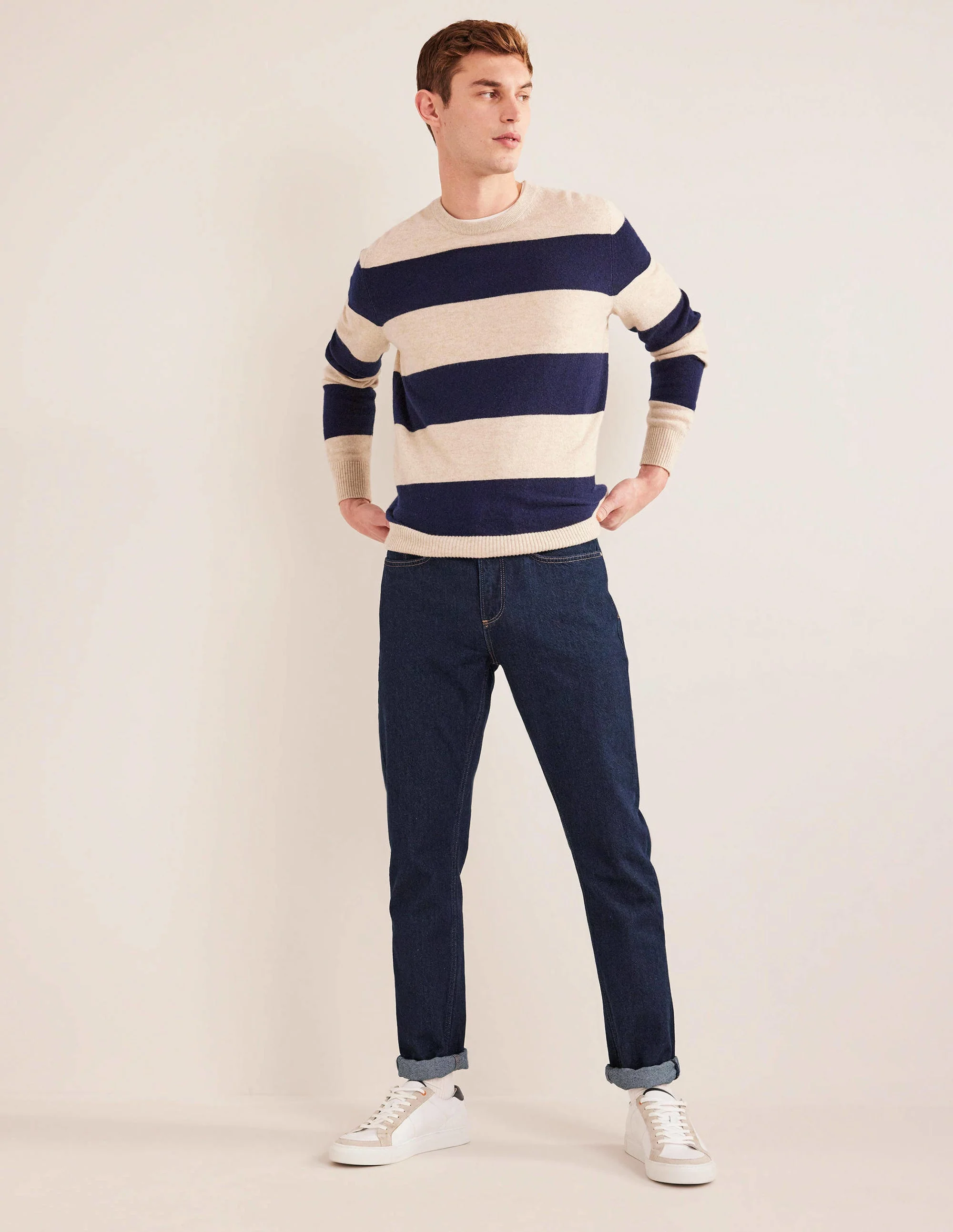 Slim Fit Jeans-Dark Rinse