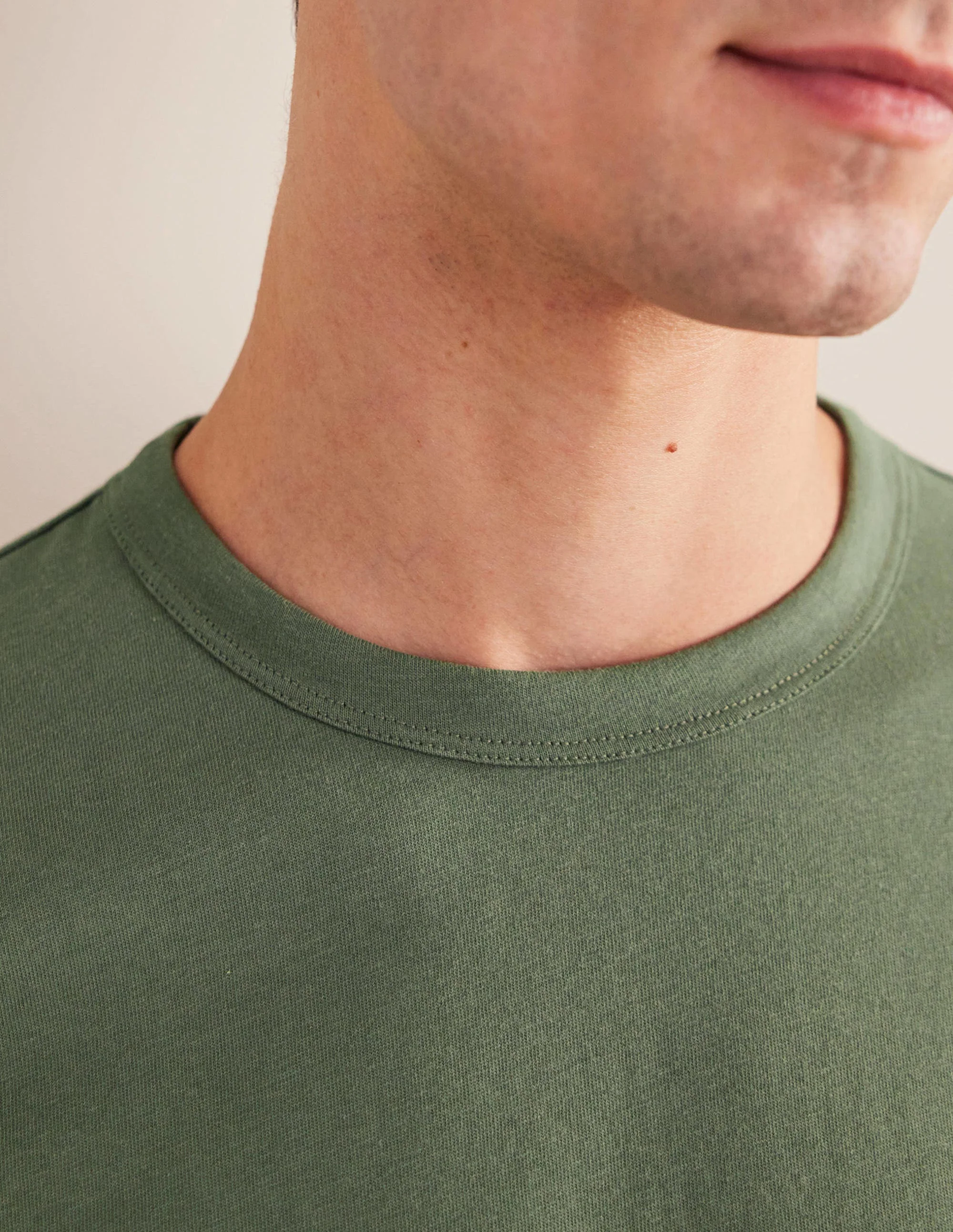 Slim Fit Long Sleeve T-shirt-Alligator Green - Image 2