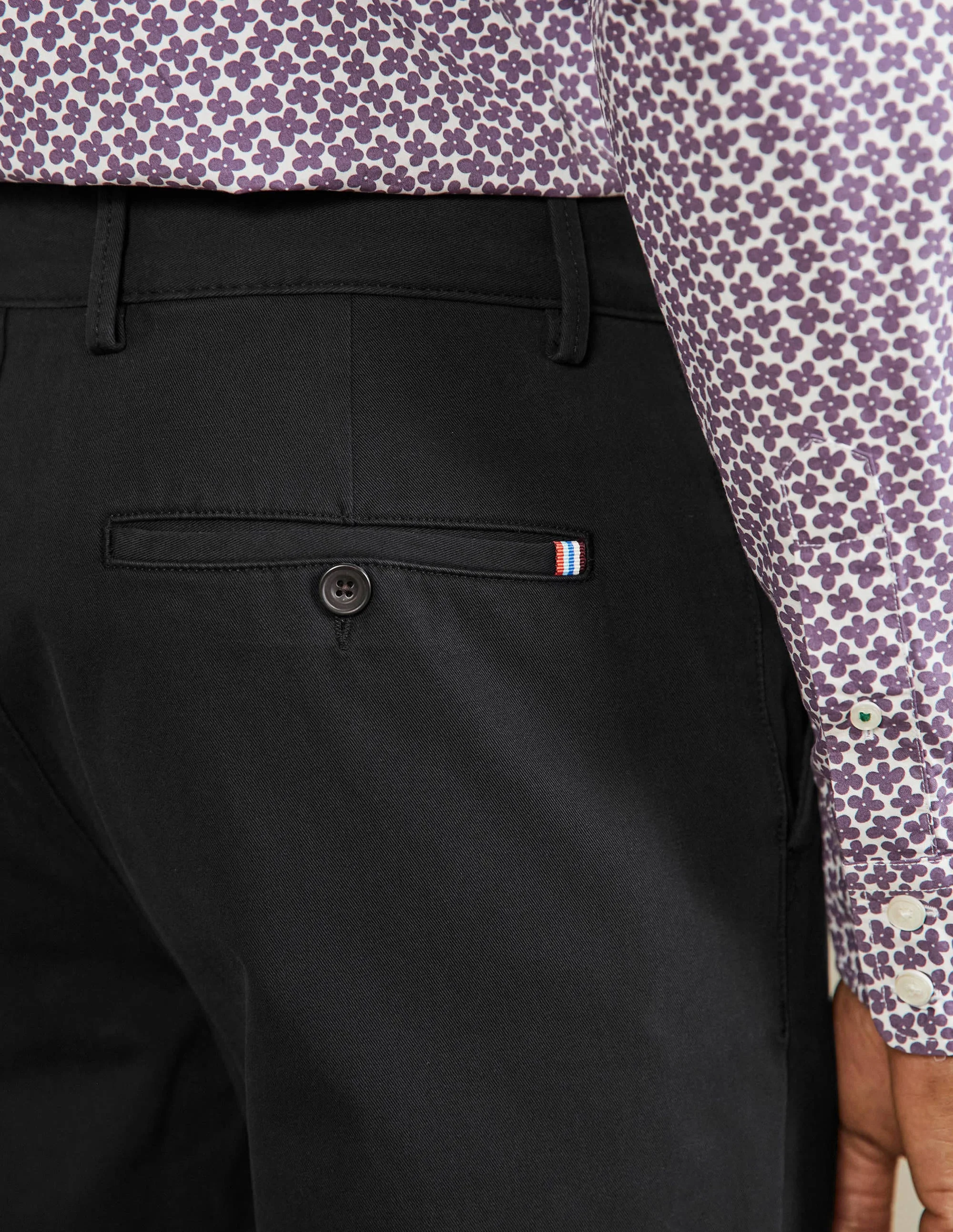 Slim Leg Chinos-Black - Image 2