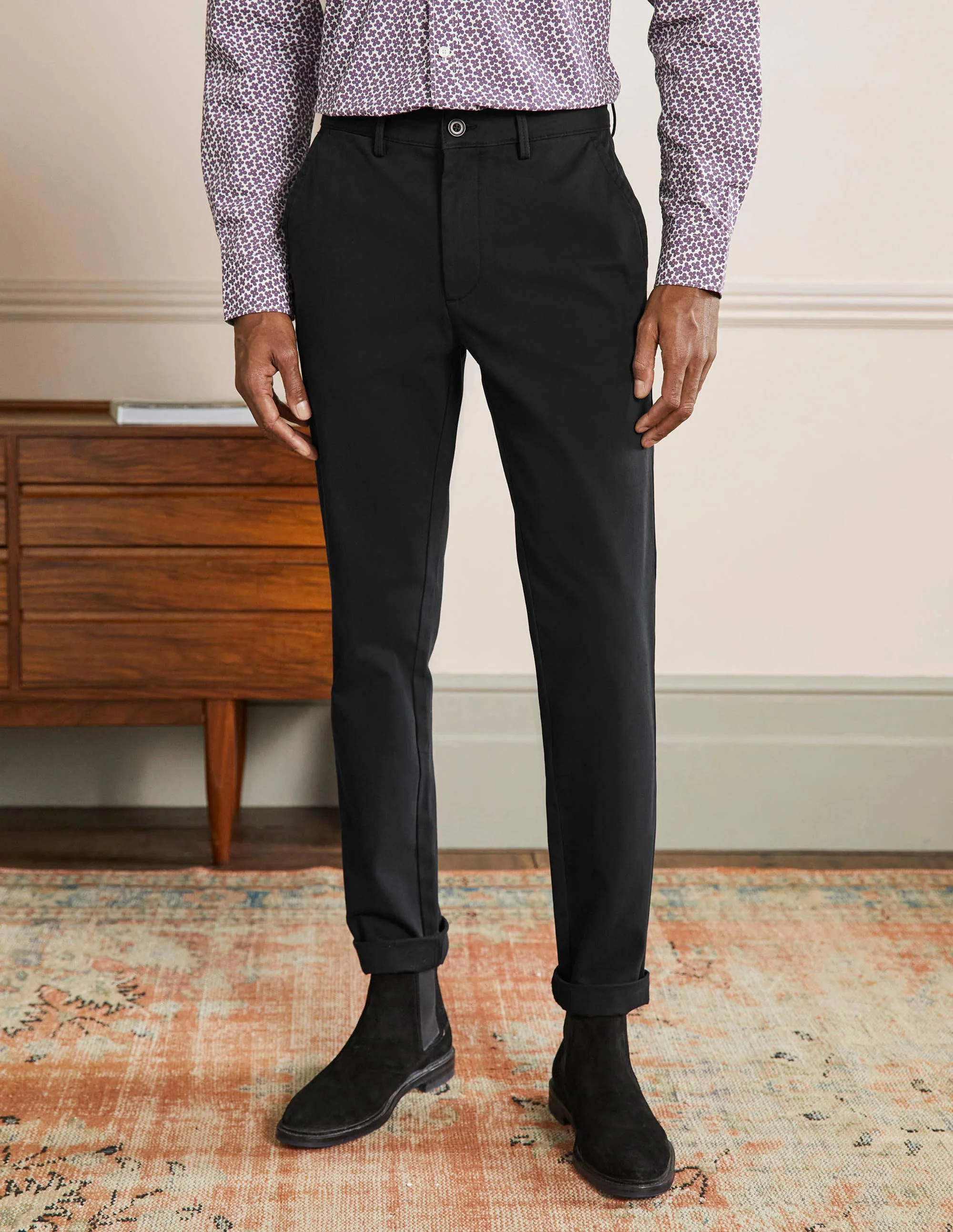 Slim Leg Chinos-Black - Image 4