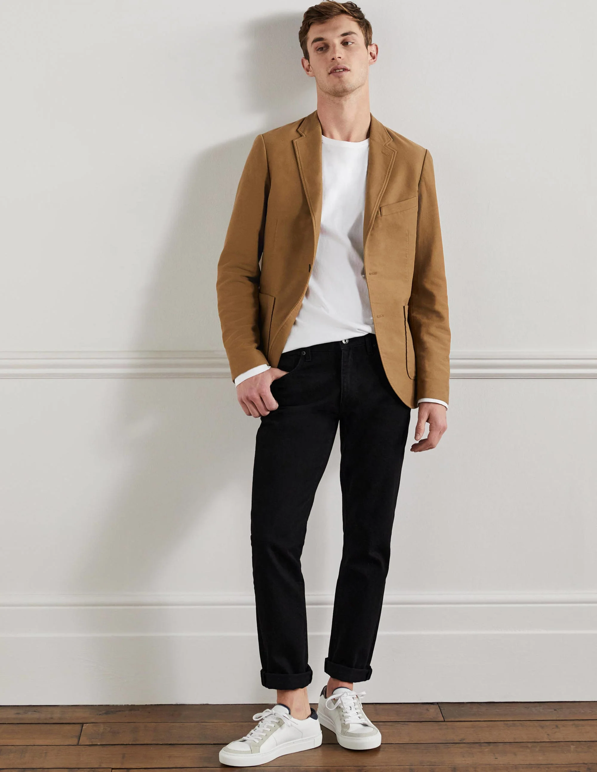 Slim Leg Jeans-Black Denim