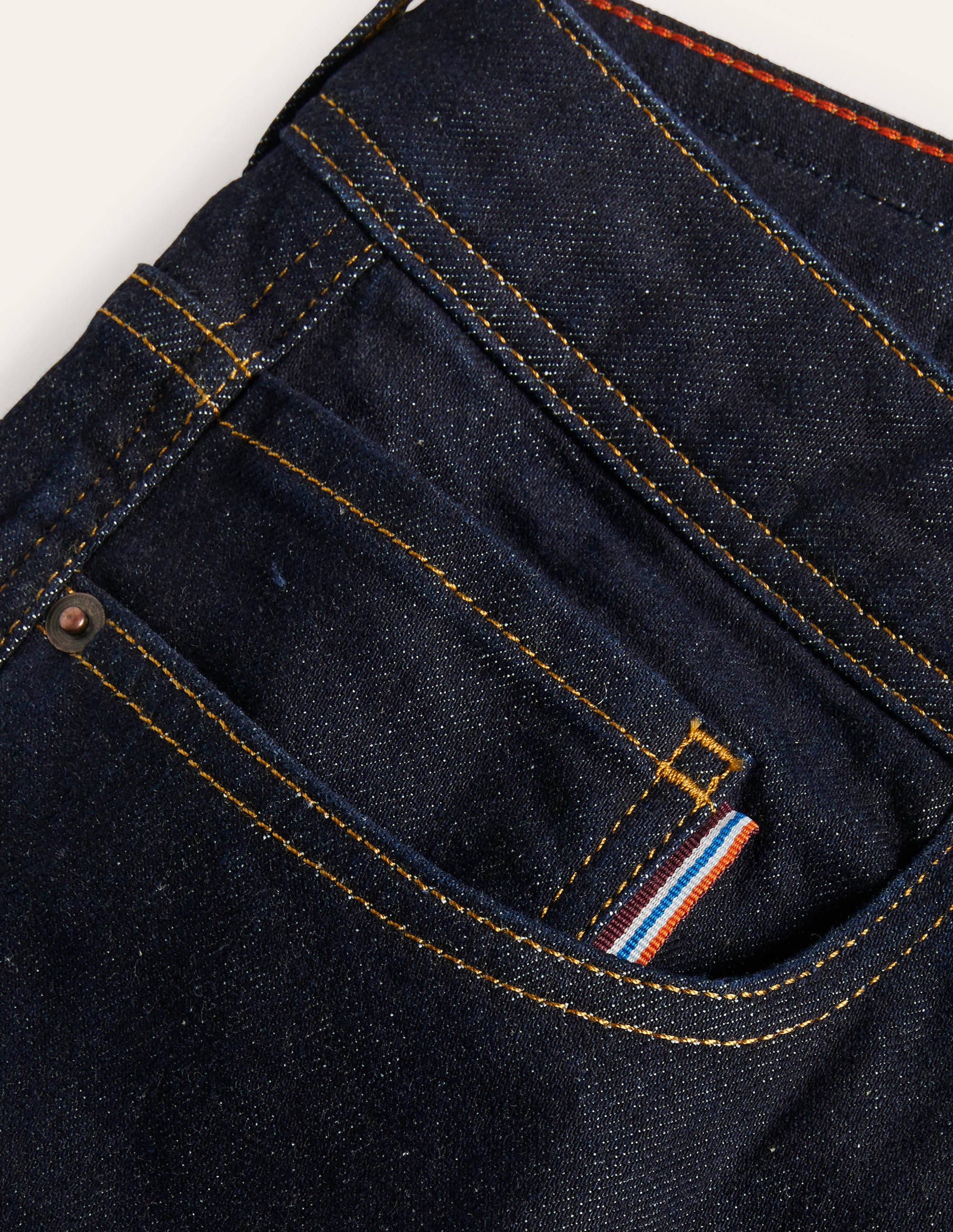 Straight Leg Jeans-Dark Rinse - Image 5