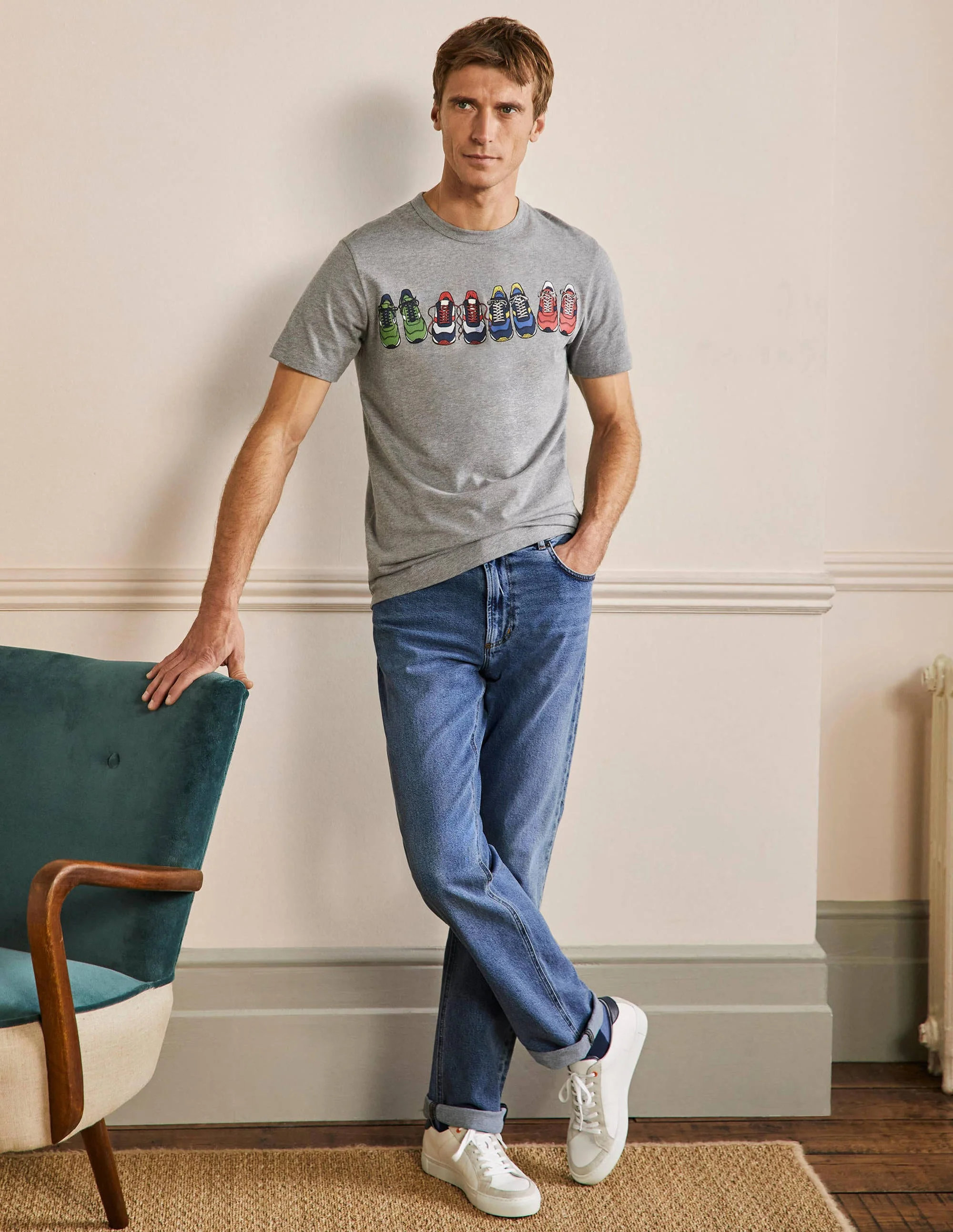 Straight Leg Jeans-Light Rinse