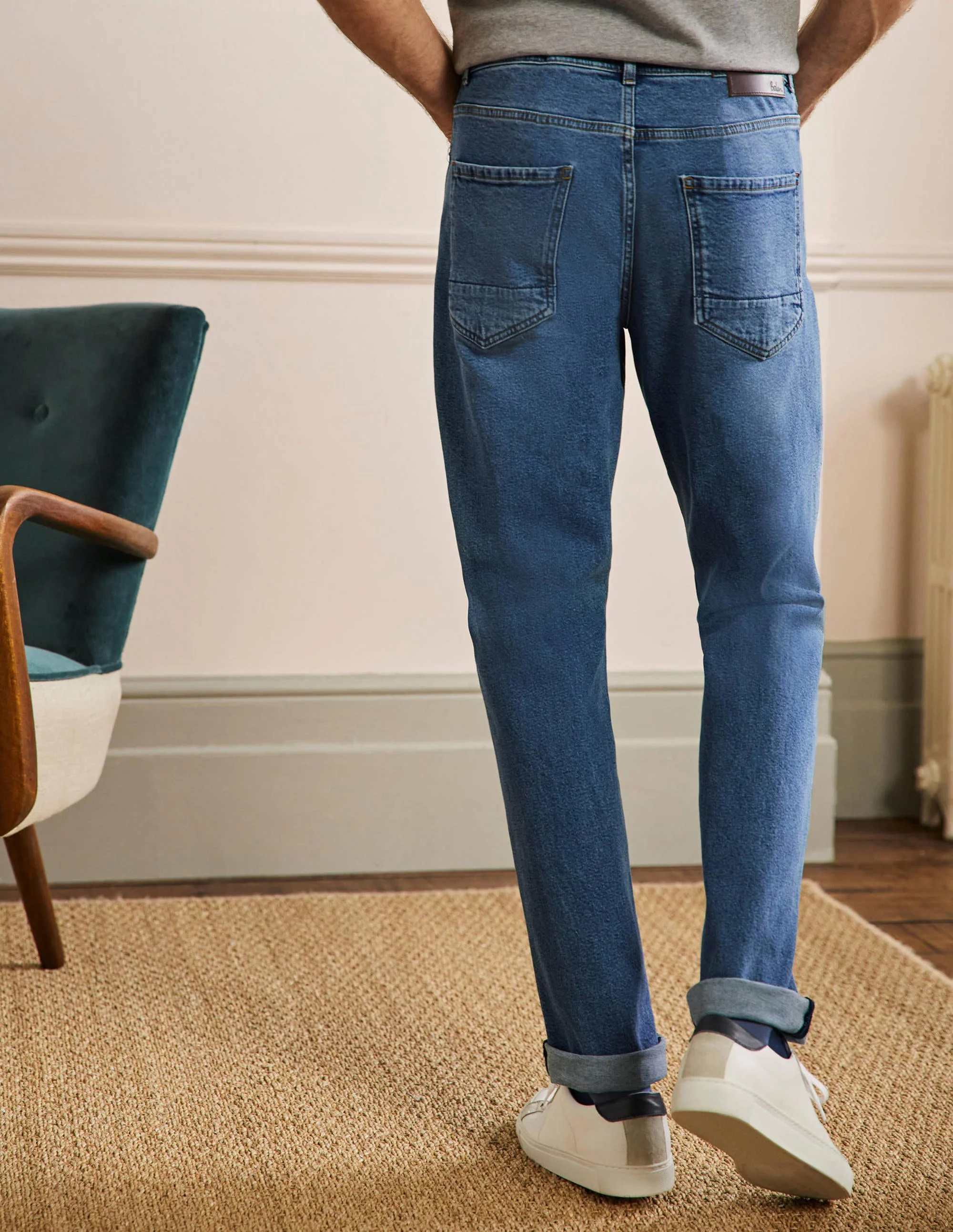 Straight Leg Jeans-Light Rinse - Image 3