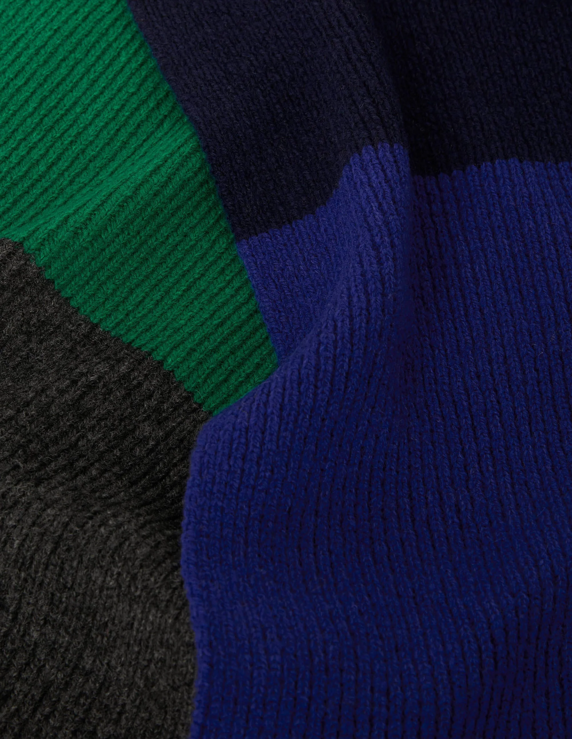 Striped Merino Scarf-Multi Stripe - Image 2