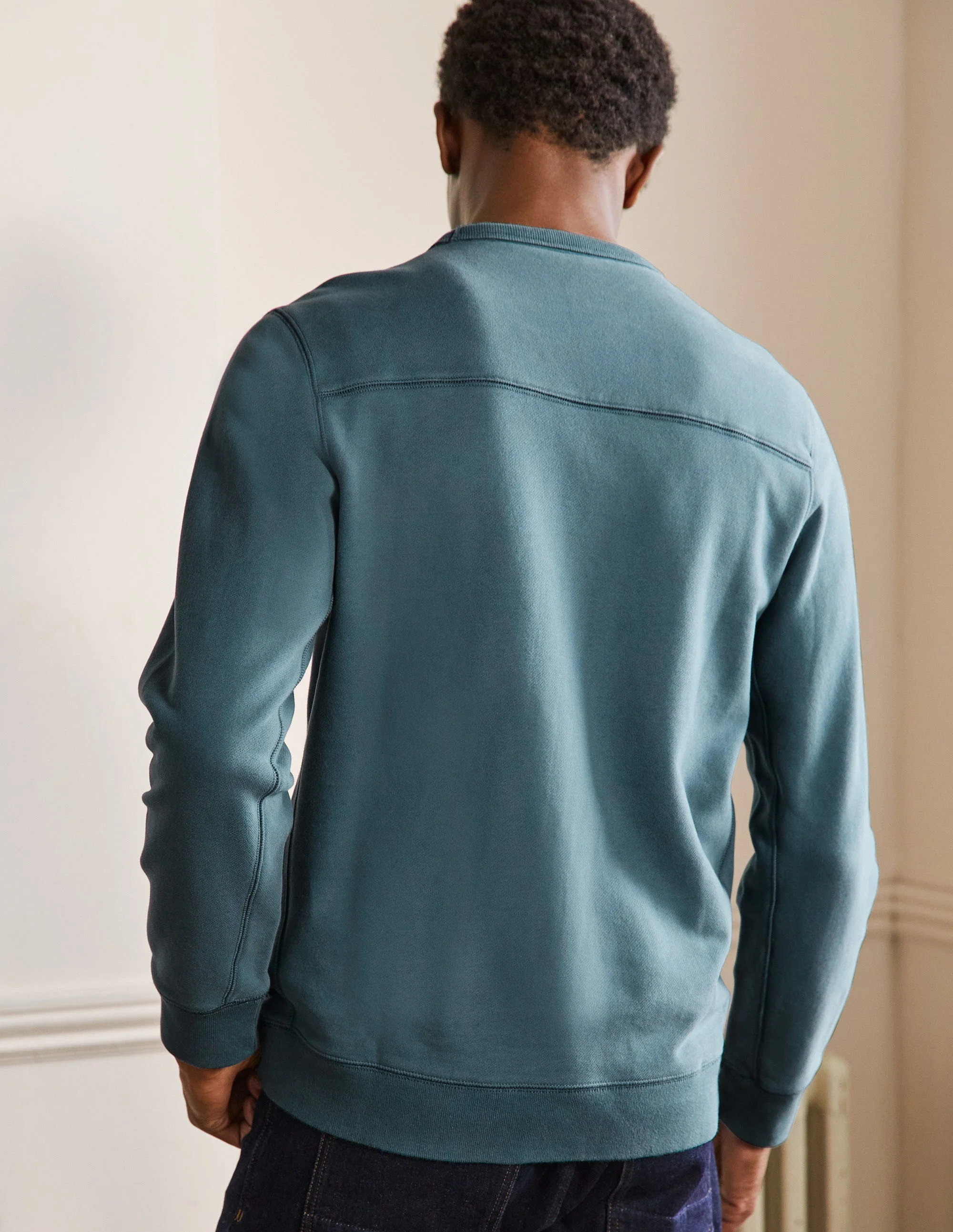 Supersoft Sweatshirt-Aegean Blue Surf - Image 3