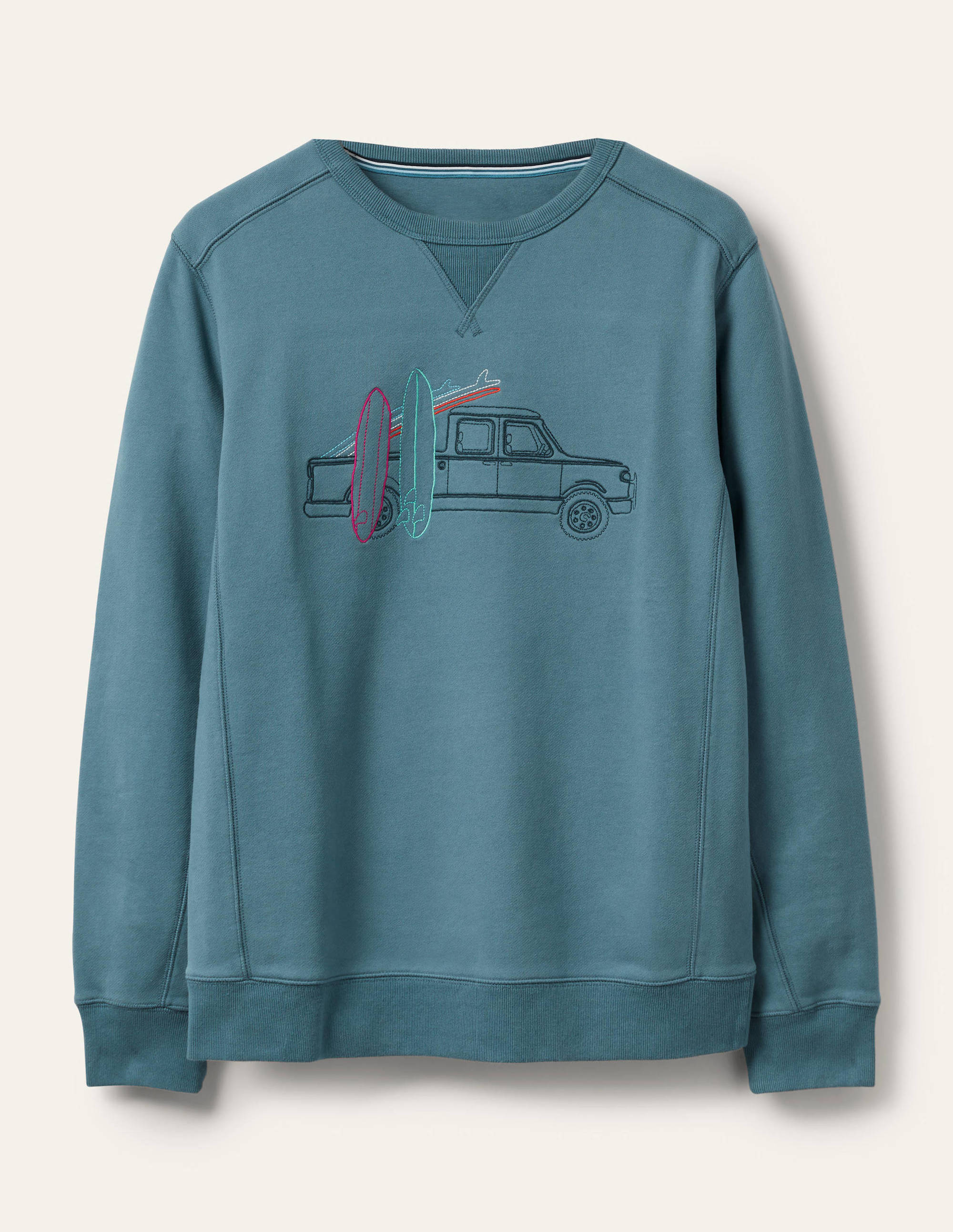 Supersoft Sweatshirt-Aegean Blue Surf - Image 6