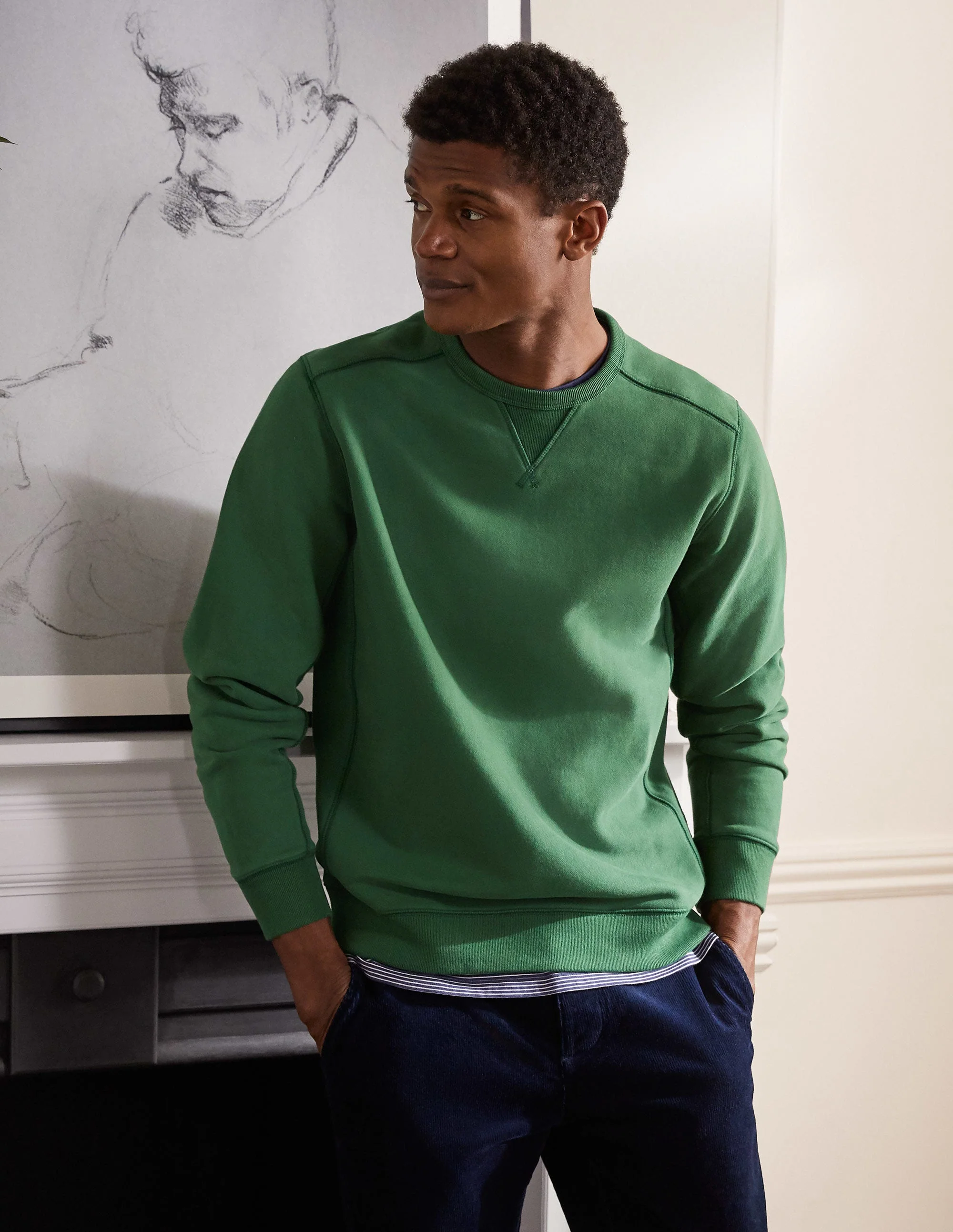 Supersoft Sweatshirt-Park Green