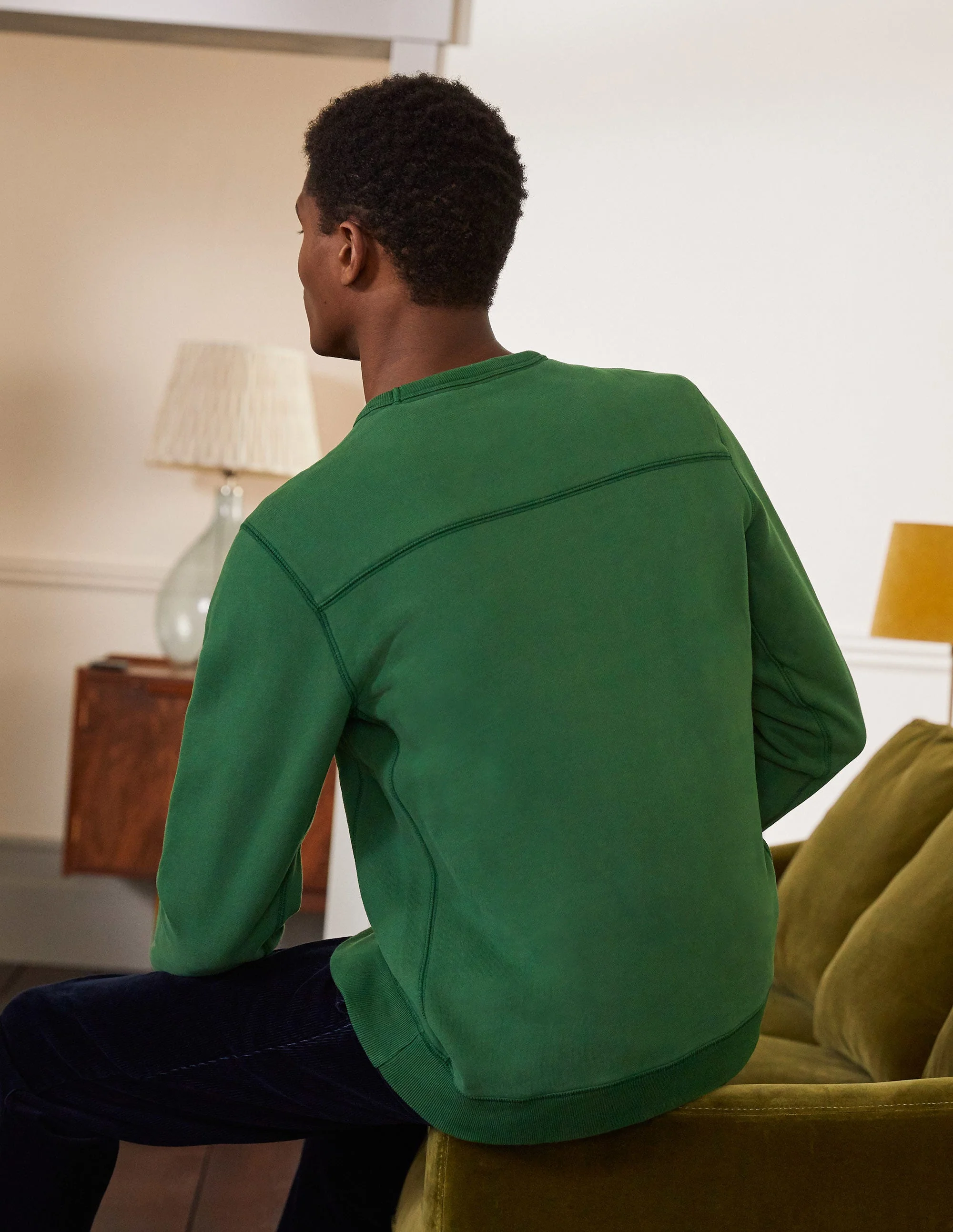 Supersoft Sweatshirt-Park Green - Image 3