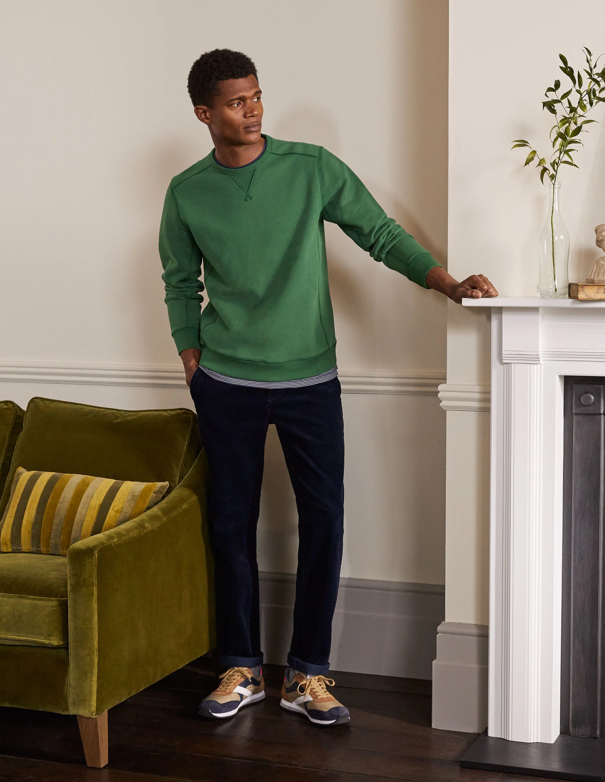 Supersoft Sweatshirt-Park Green - Image 4
