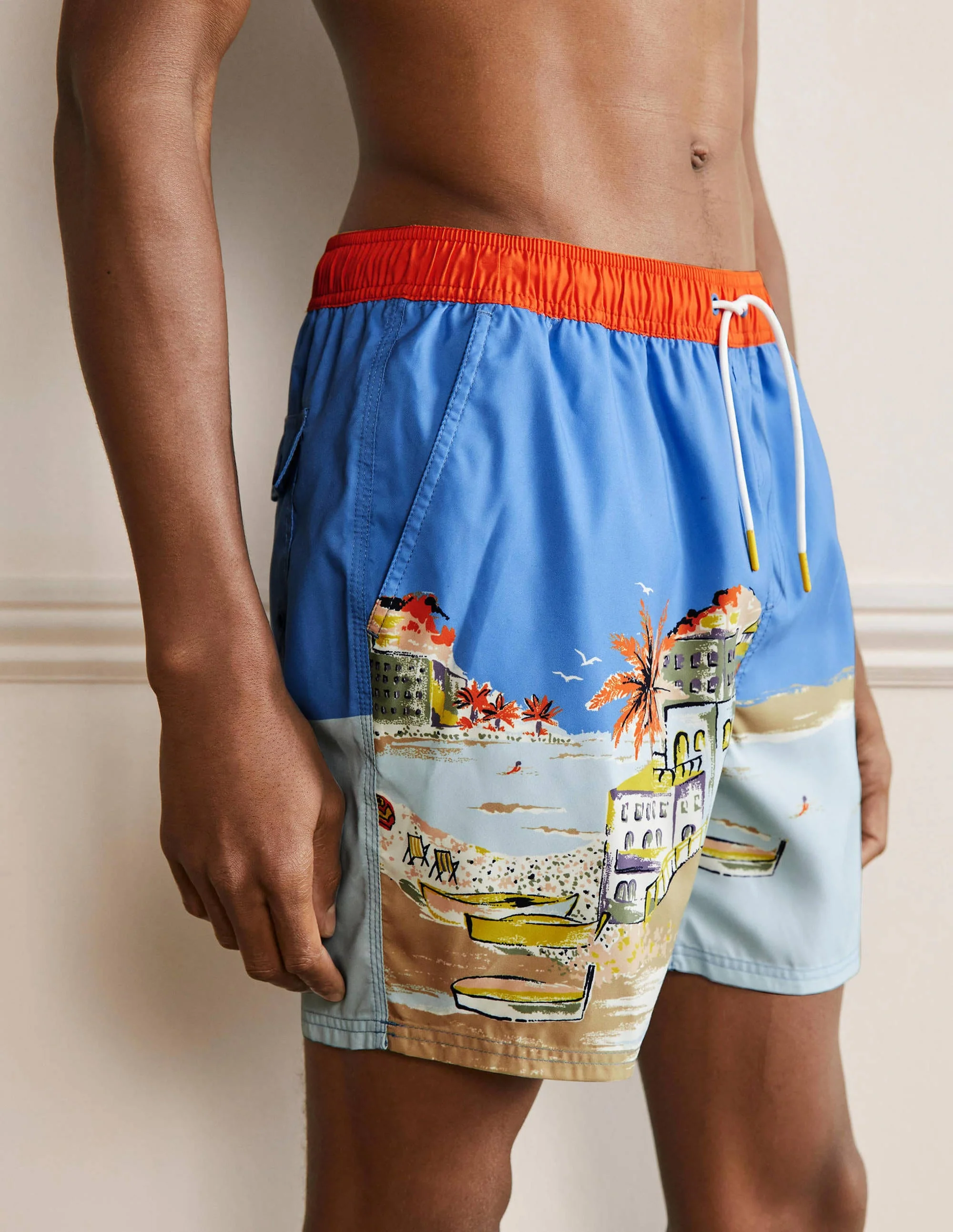 Swimshorts-Blue, Coastal Placement - Image 4