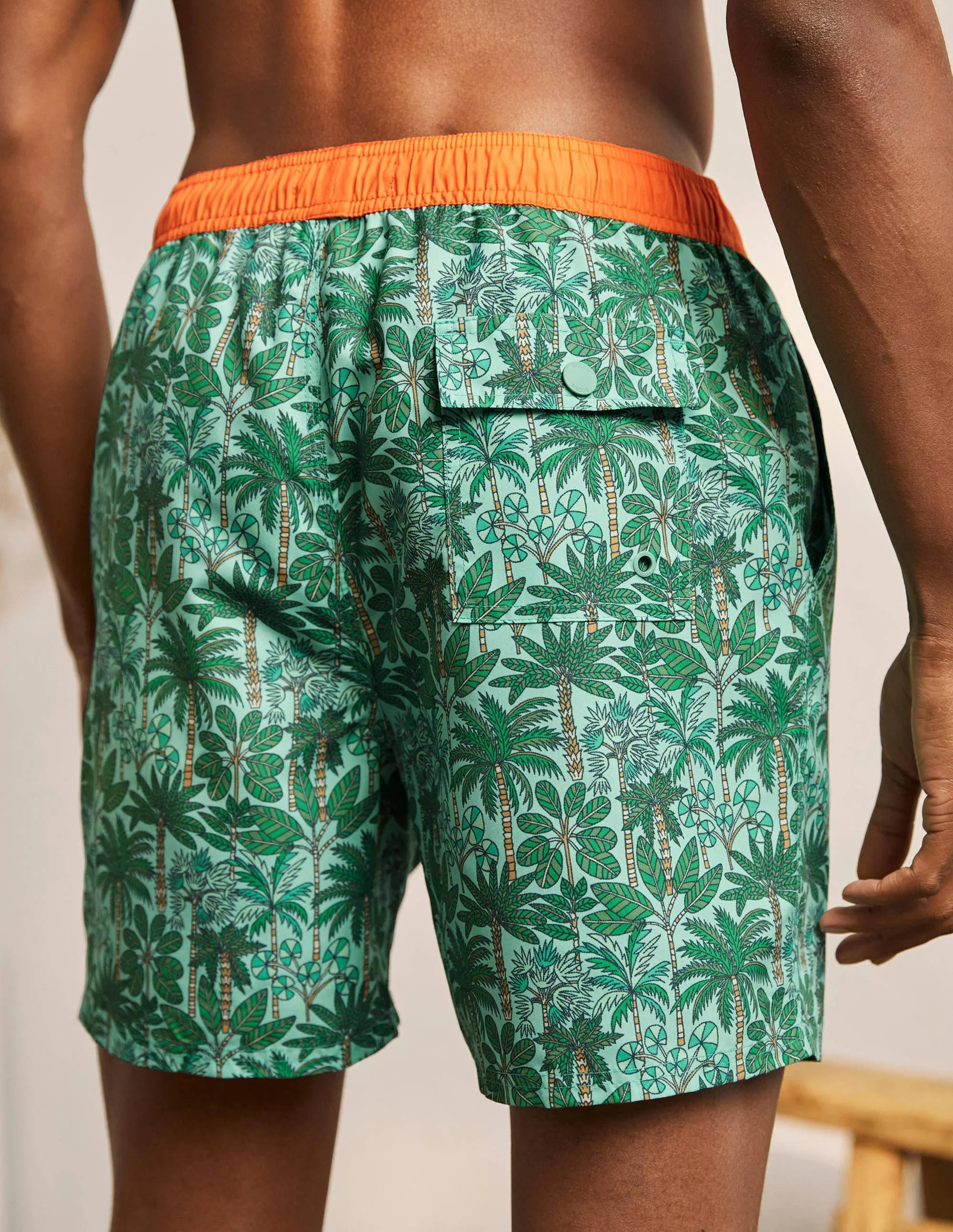 Swimshorts-Green Palm Tree - Image 3