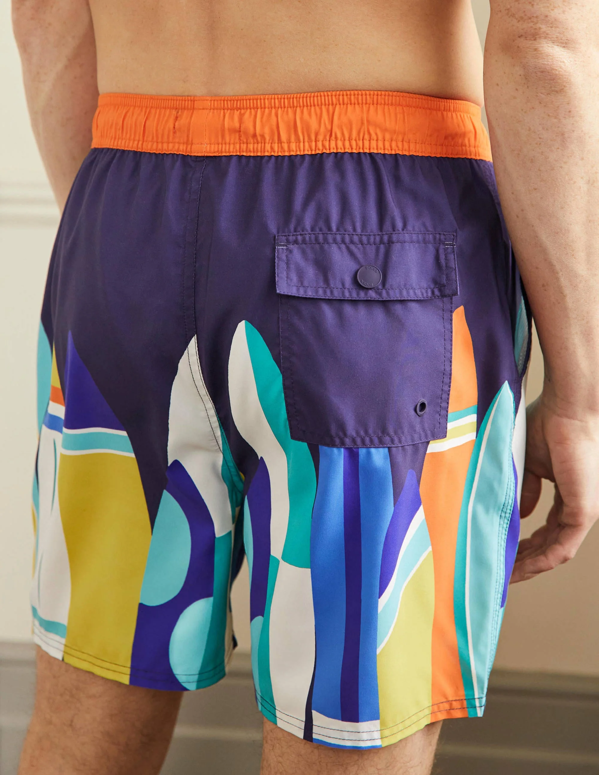 Swimshorts-Navy Blue, Surfboards - Image 3
