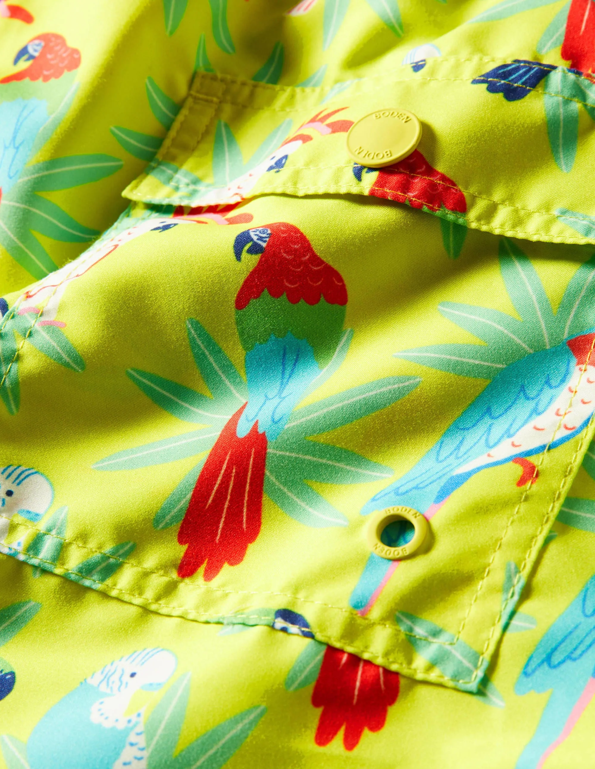Swimshorts-Yellow, Tropical Toucans - Image 6