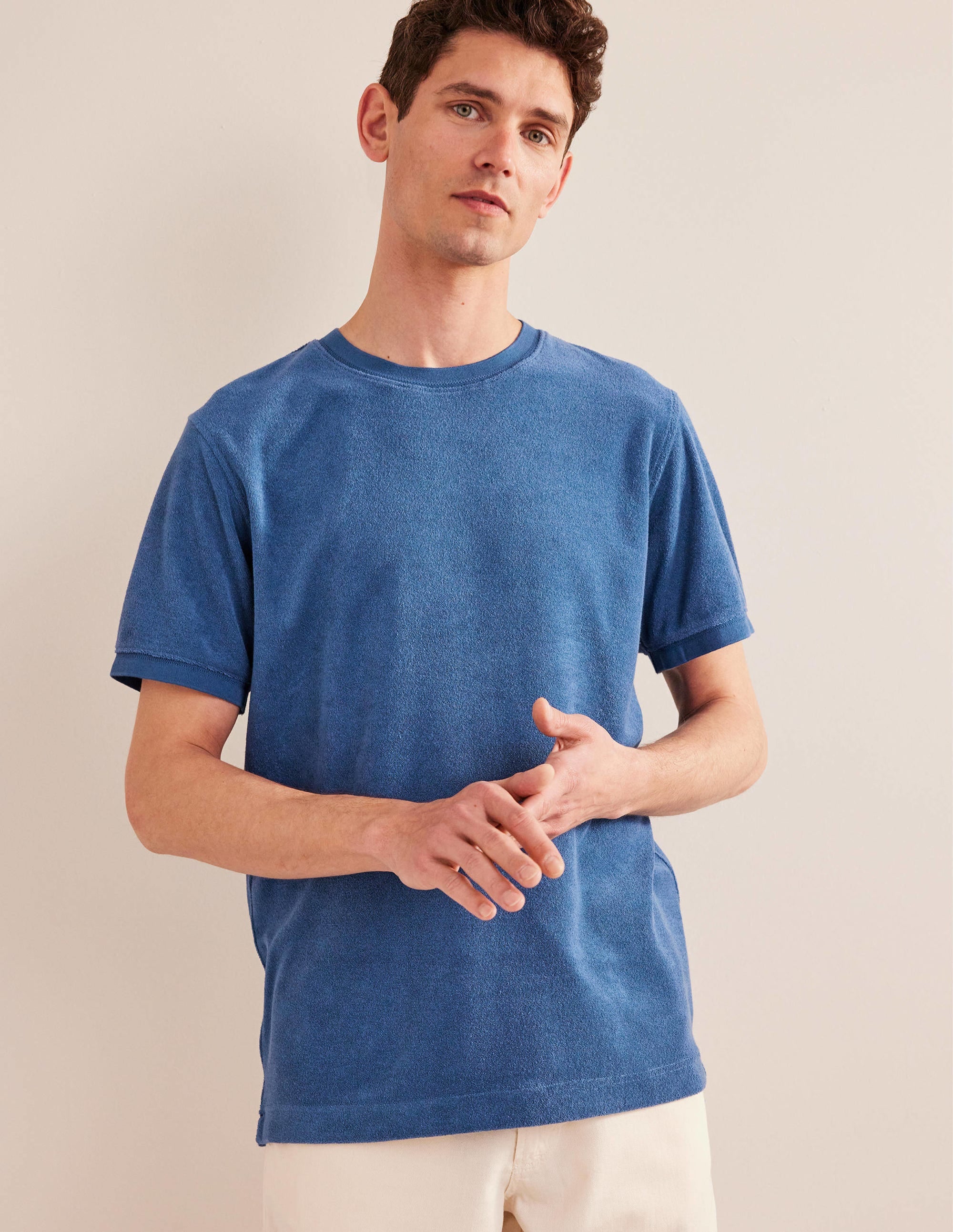 Terry T-shirt-True Navy