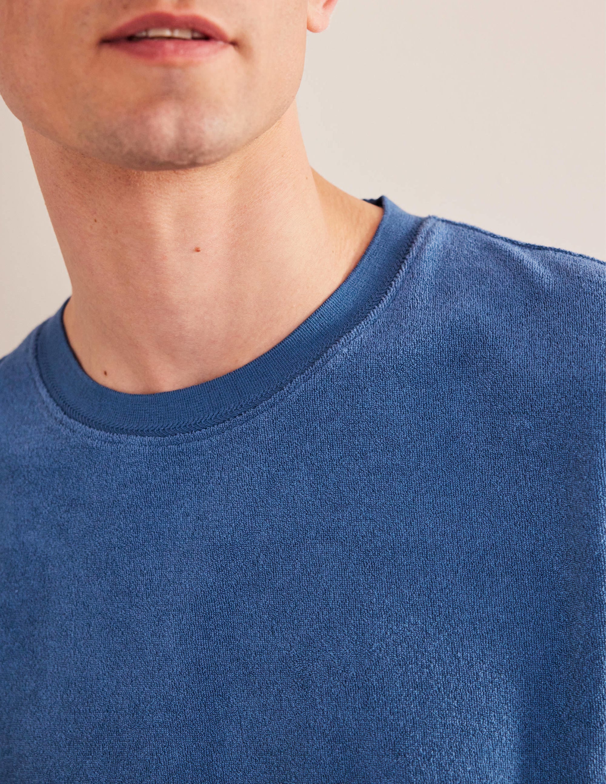 Terry T-shirt-True Navy - Image 2