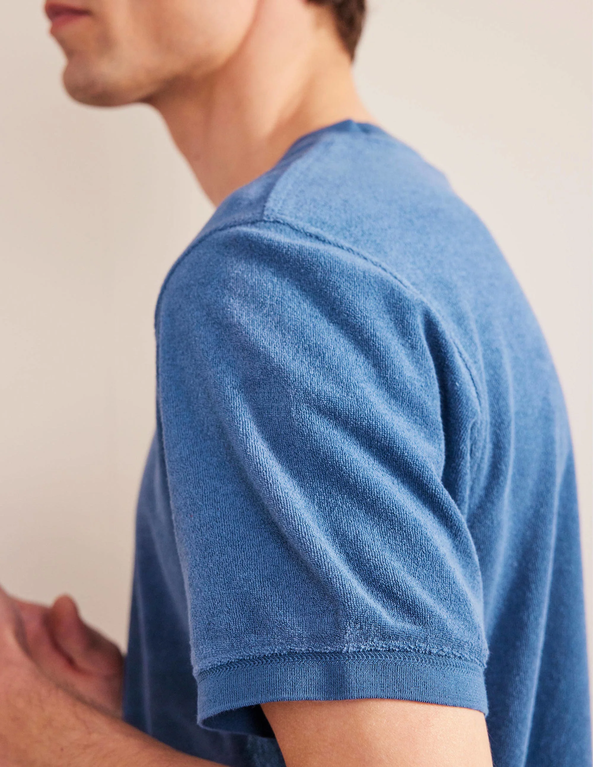 Terry T-shirt-True Navy - Image 4