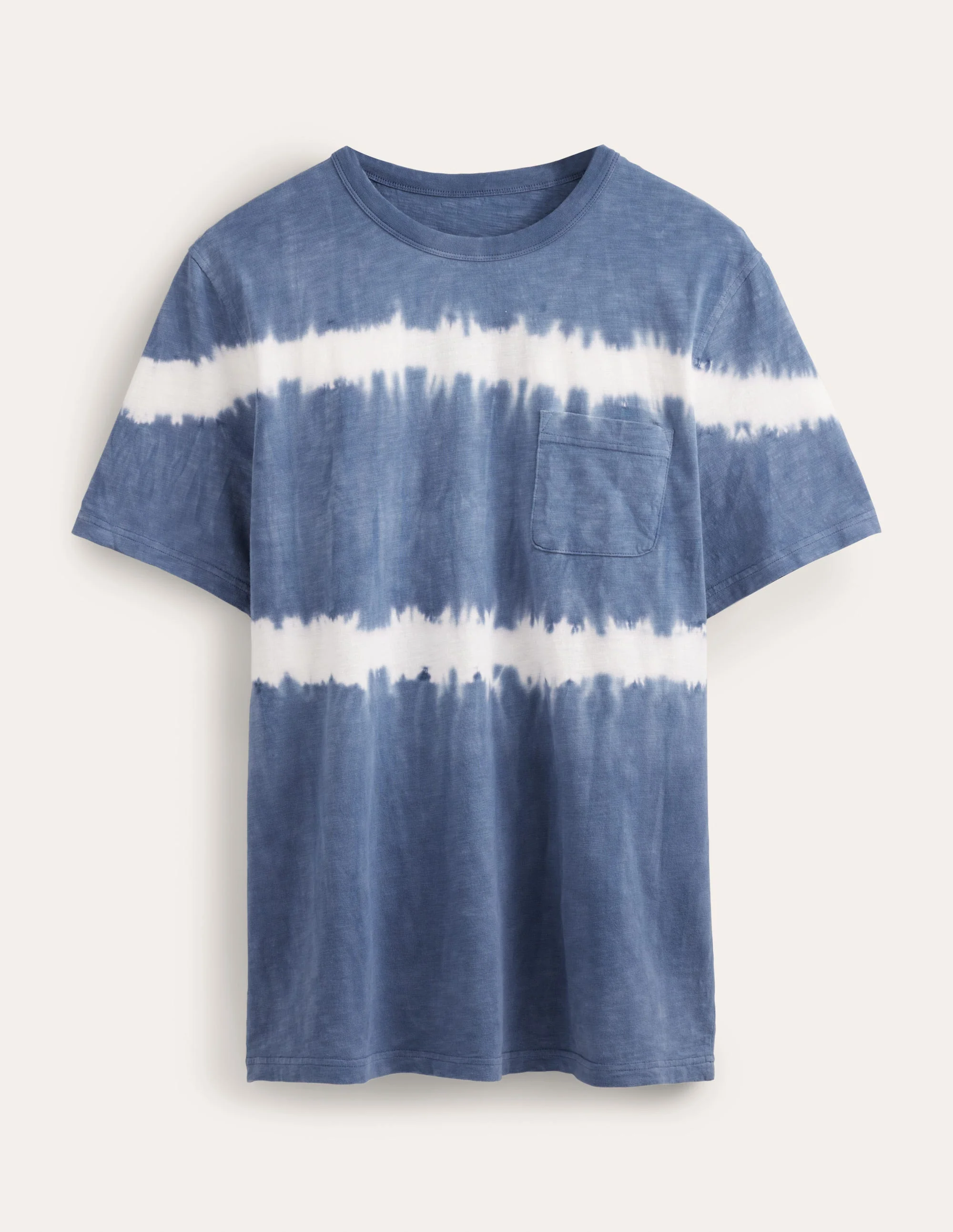 Tie Dye Laundered T-shirt-True Navy - Image 5