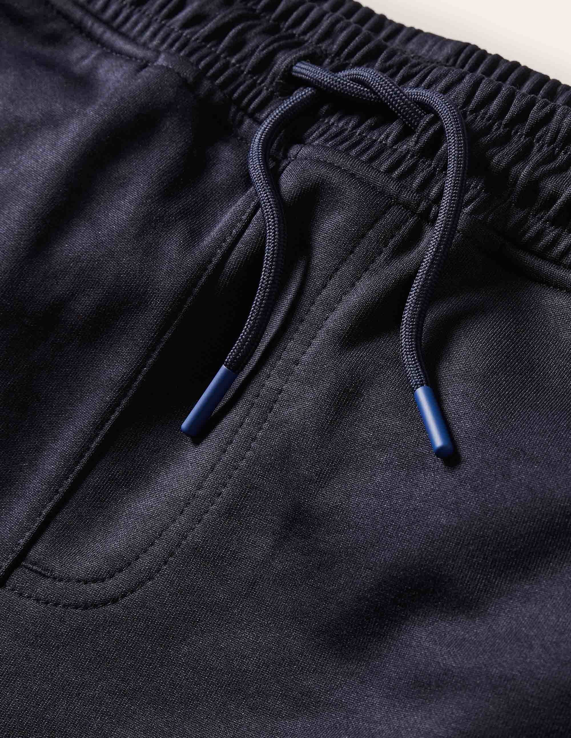 Track Jogger Shorts-Navy Colour block - Image 5