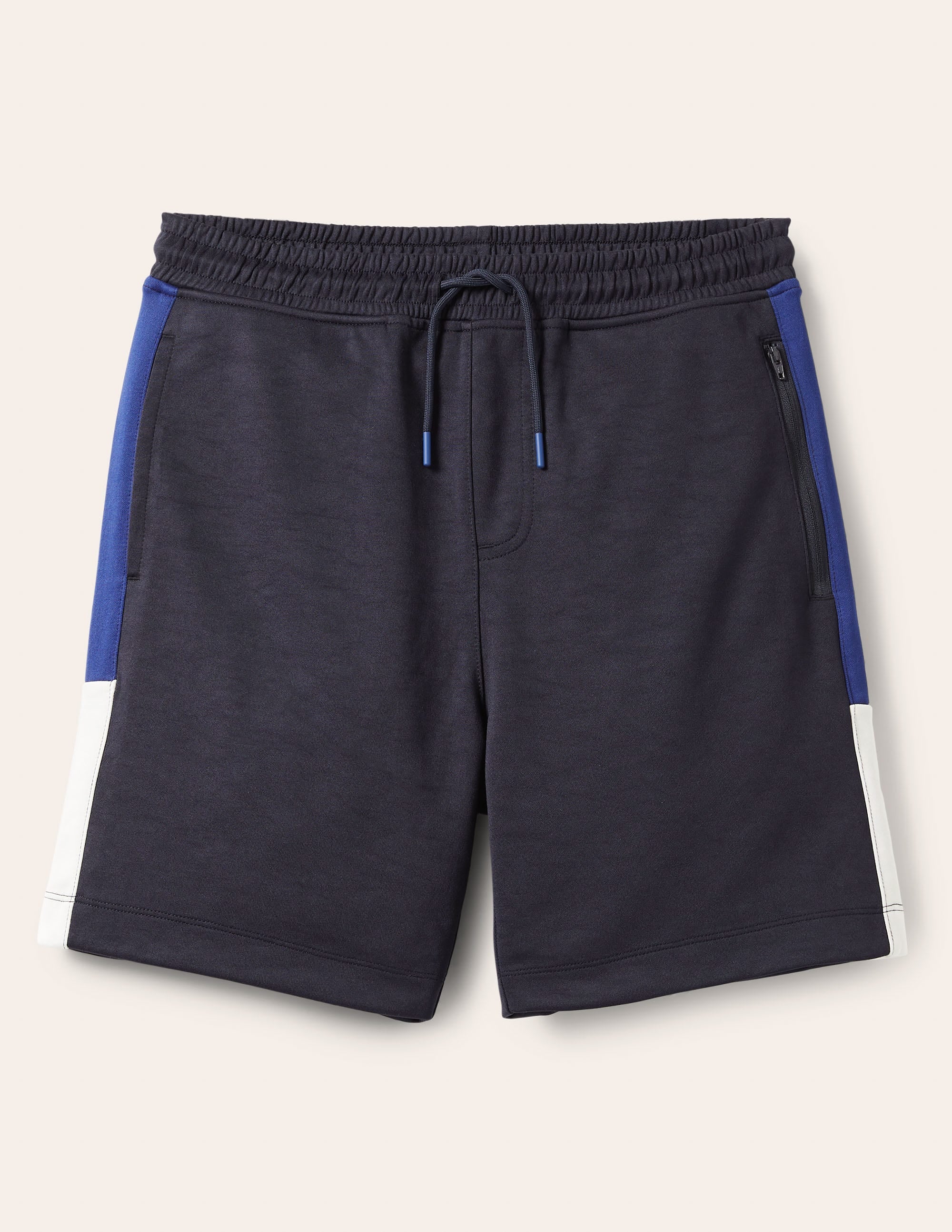 Track Jogger Shorts-Navy Colour block - Image 6