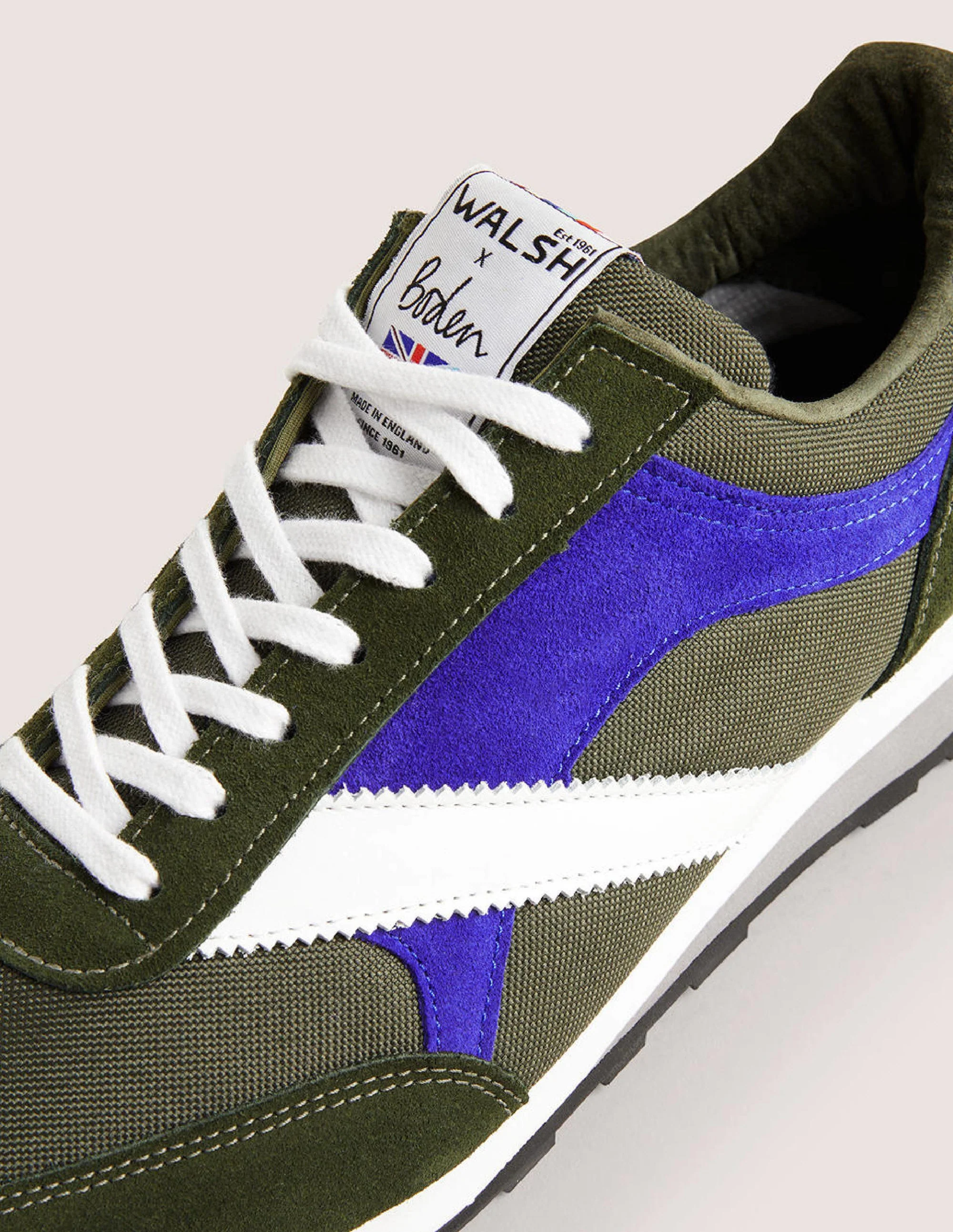 Walsh Tornado Sneakers-Dark Olive Multi - Image 3