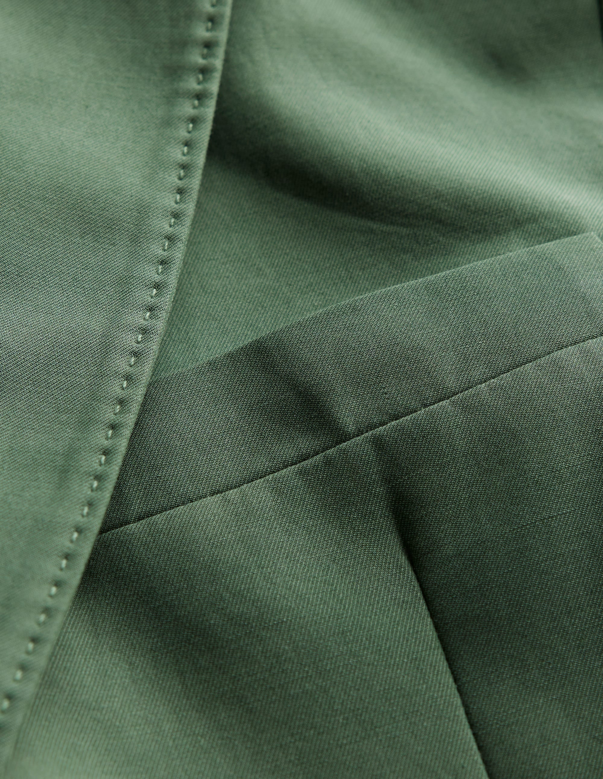 Washed Smart Blazer-Alligator Green - Image 7