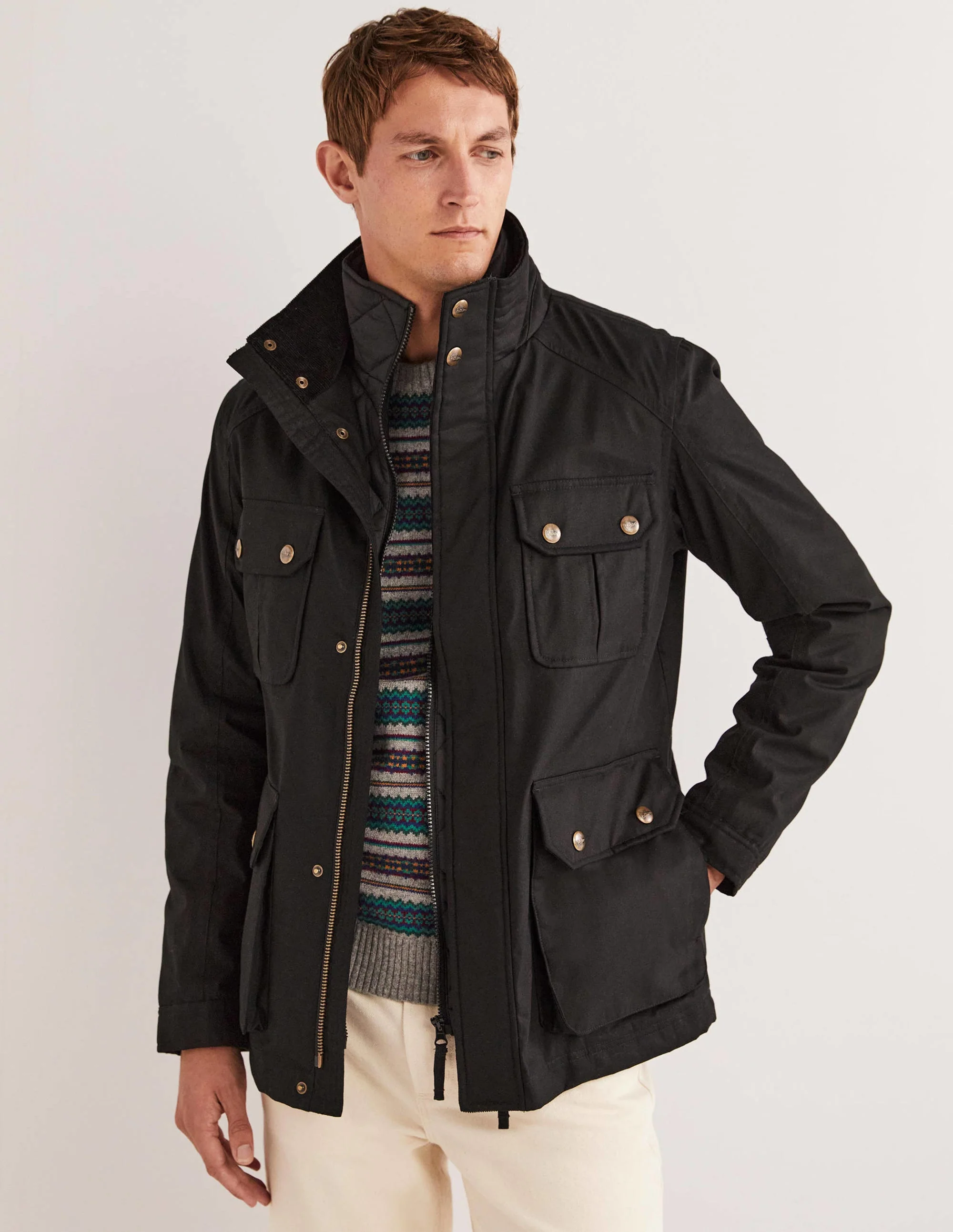 Waterproof Field Jacket-Black