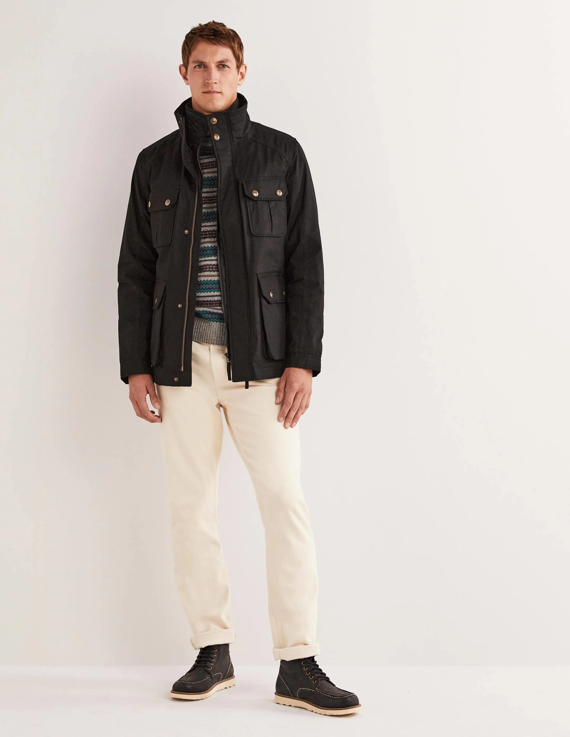 Waterproof Field Jacket-Black - Image 4